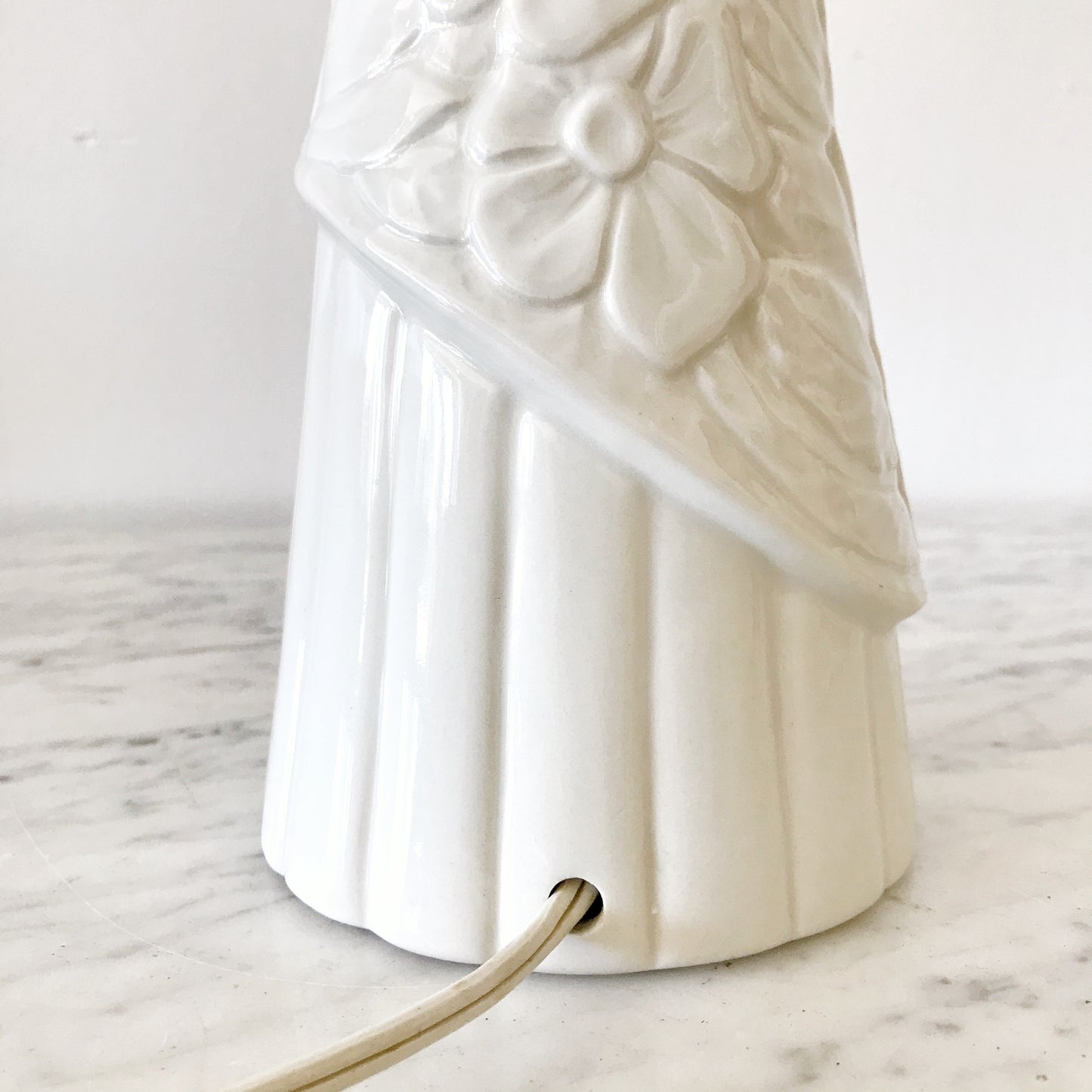 Vintage Floral Ceramic Lamp