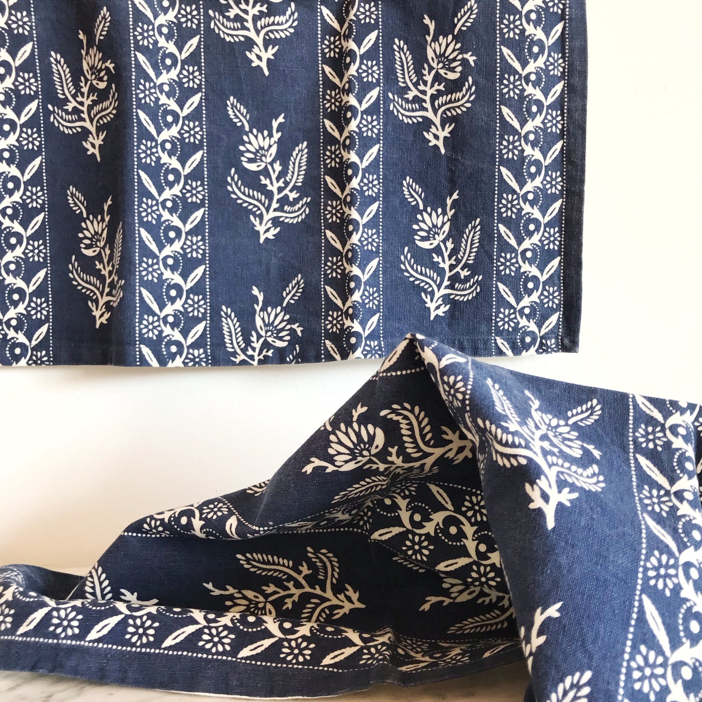 Pair of Printed Cloth Napkins, India