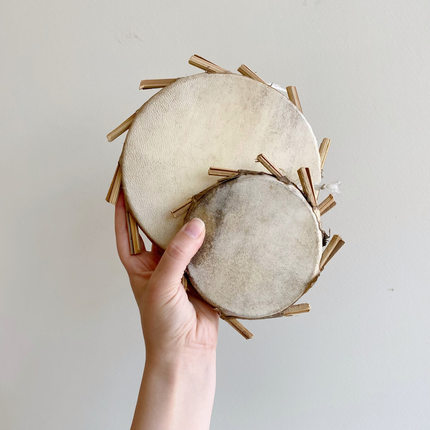 Vintage Hide + Clay Drums