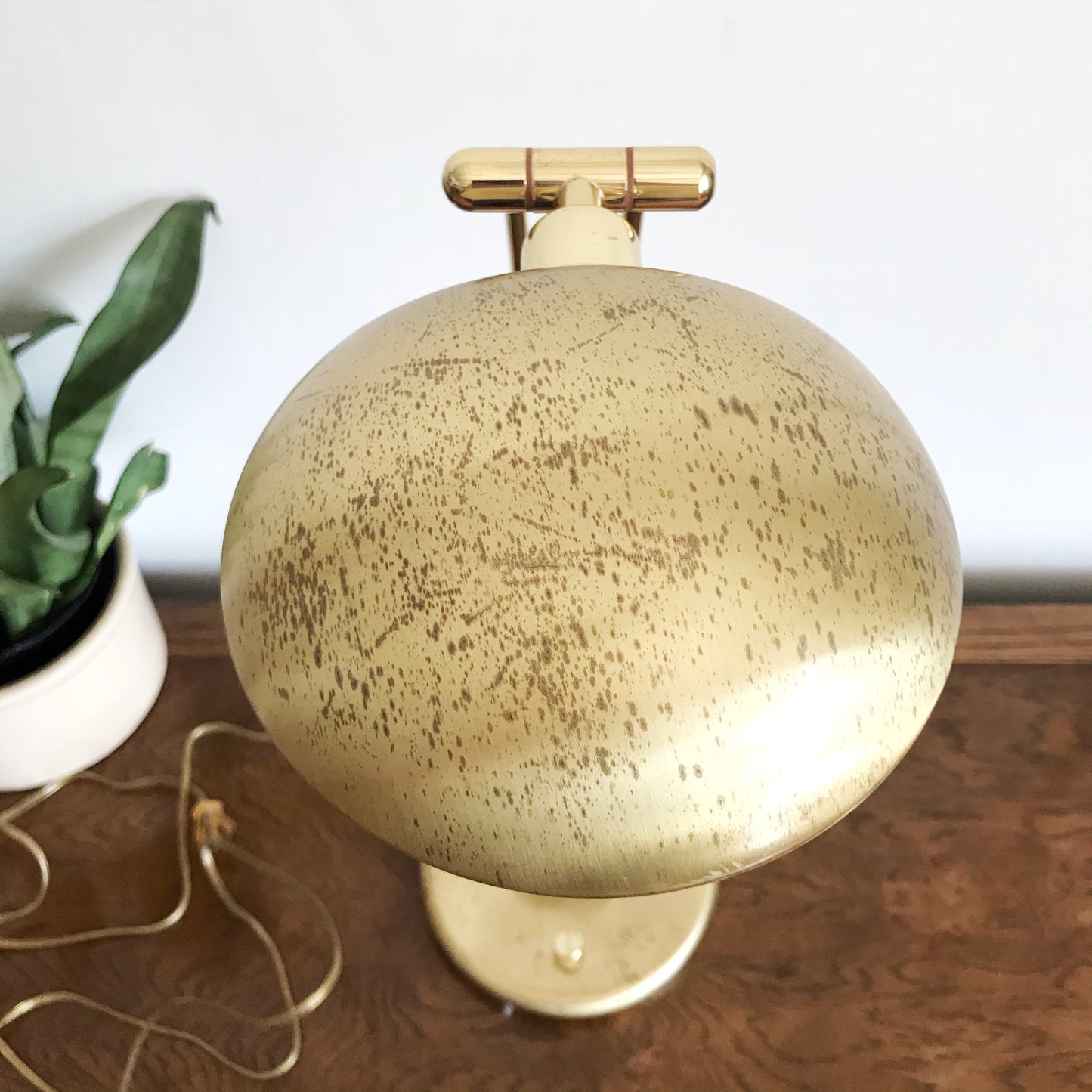 70's Vintage Gold Desk Lamp