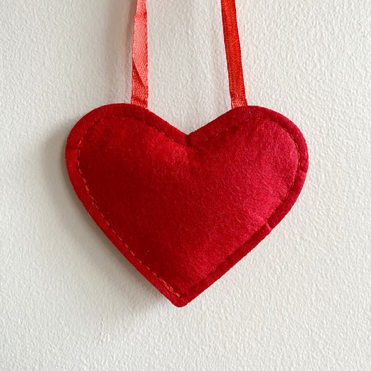 Felt Heart Ornament