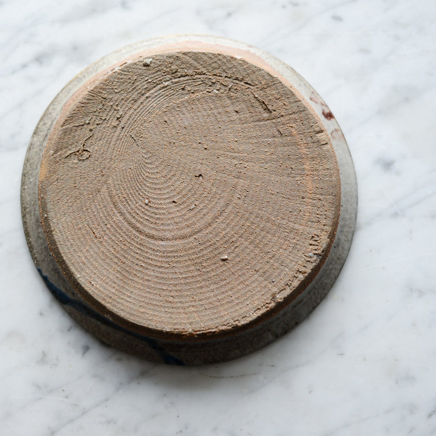 Vintage Hand-painted Pottery Plate, 7”