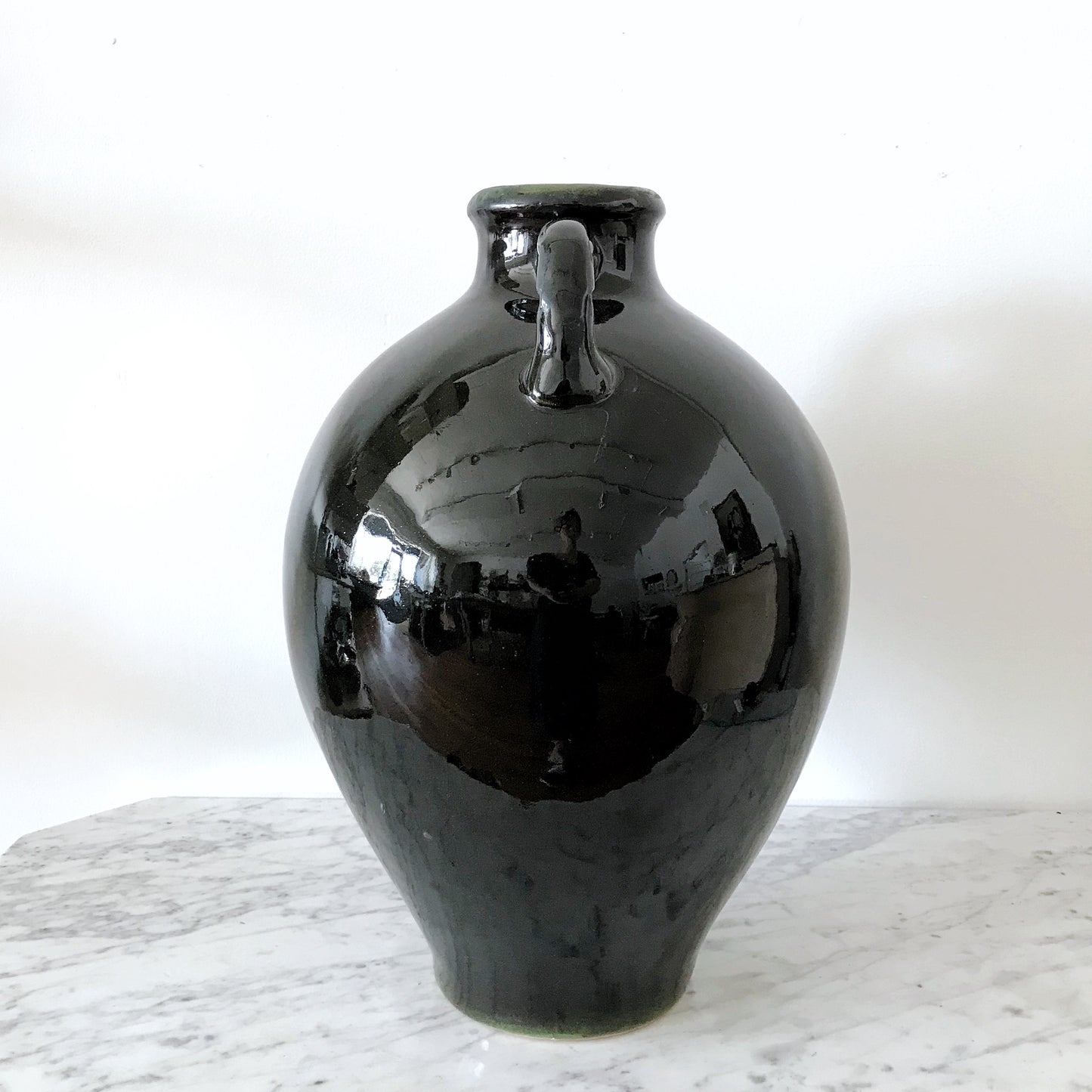 XL Ceramic Urn Shaped Vase
