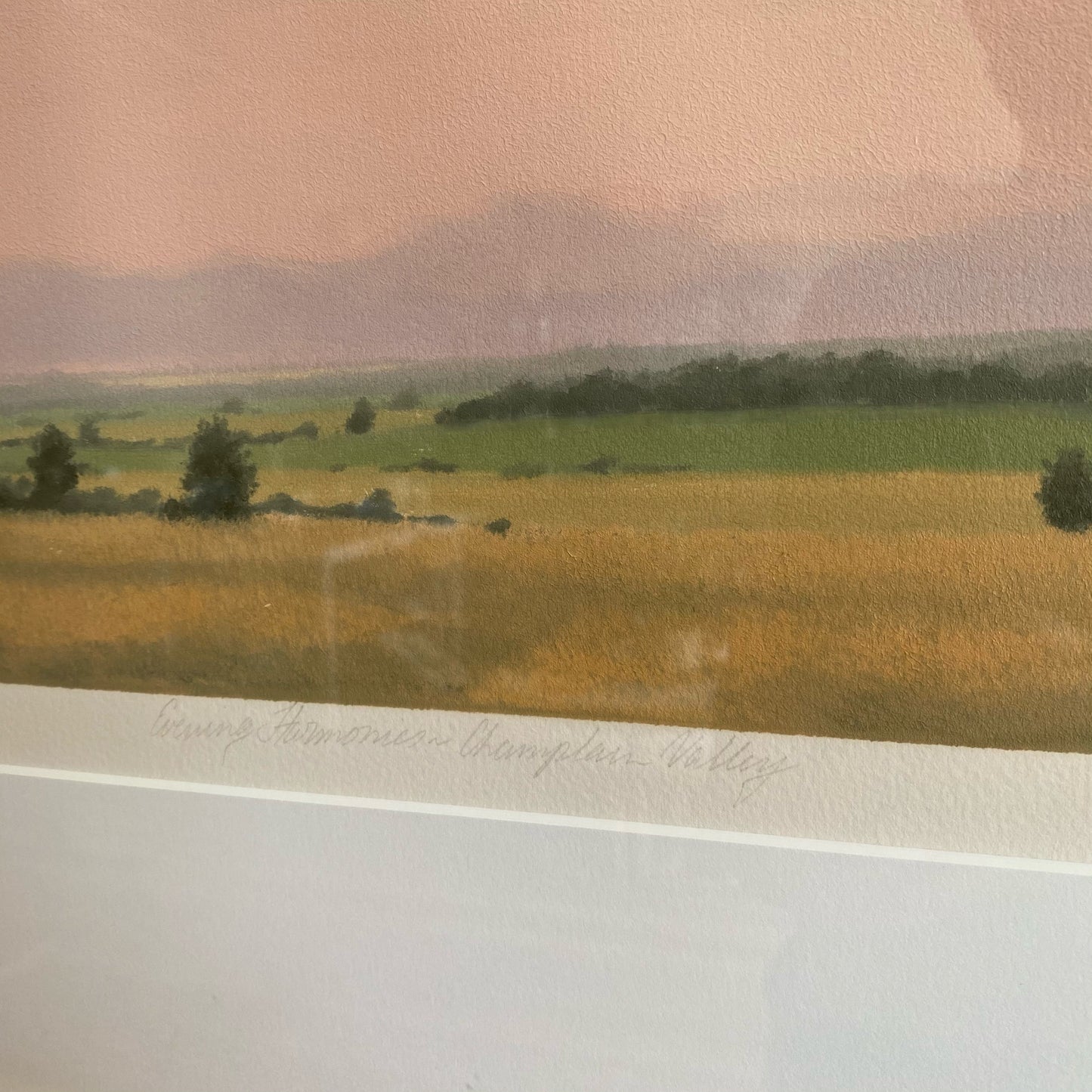 Vintage Original Monotype Print, 1989