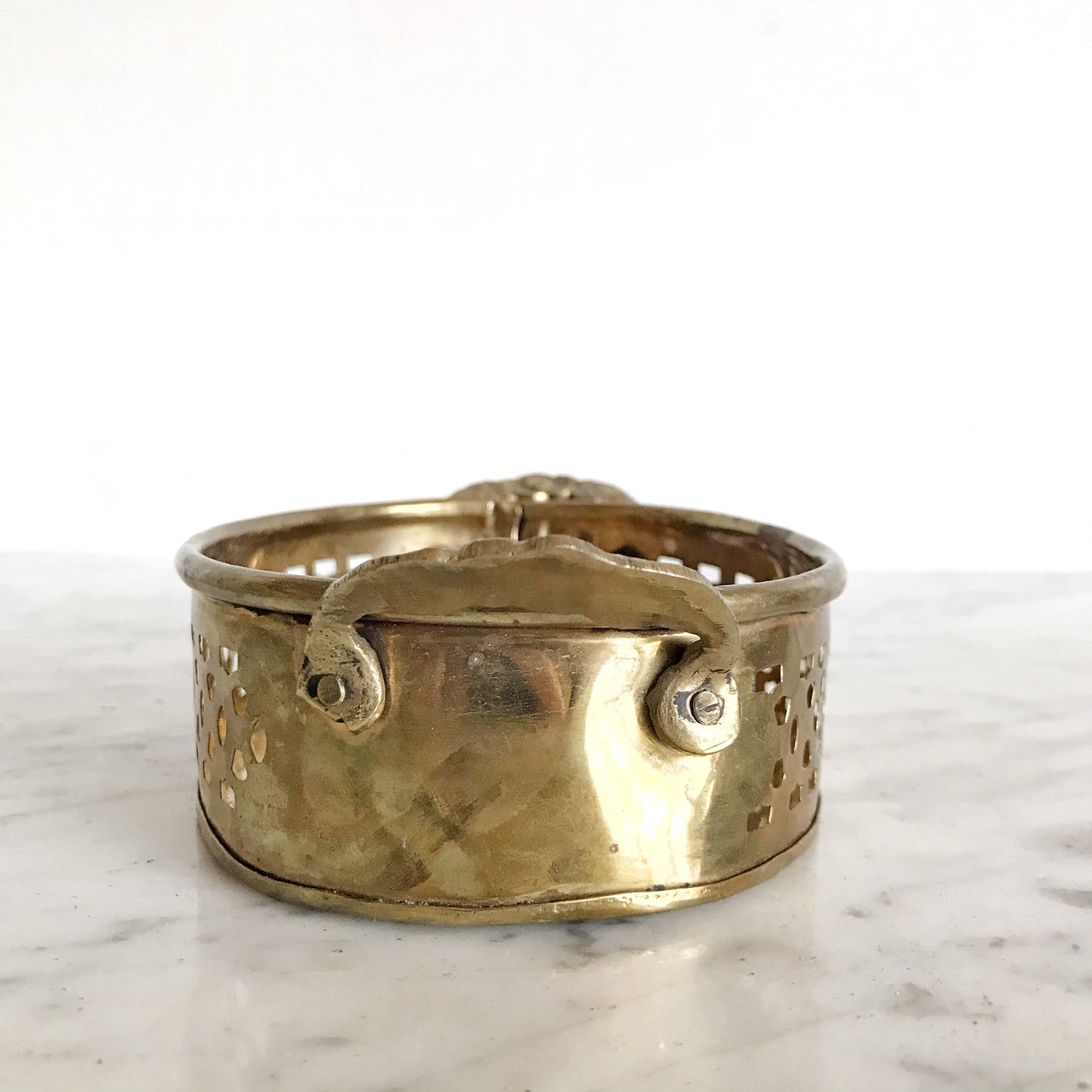 Small Vintage Brass Organizer