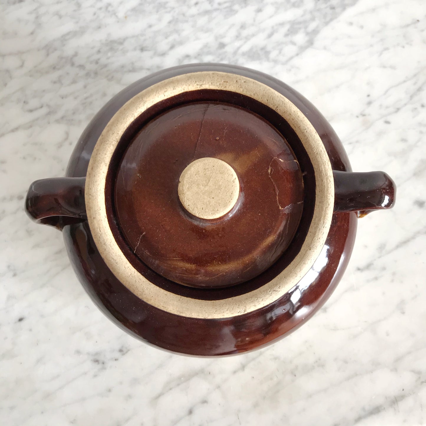 Large Vintage Stoneware Container