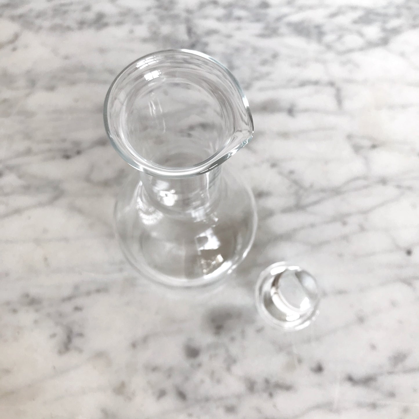Vintage Etched Glass Decanter