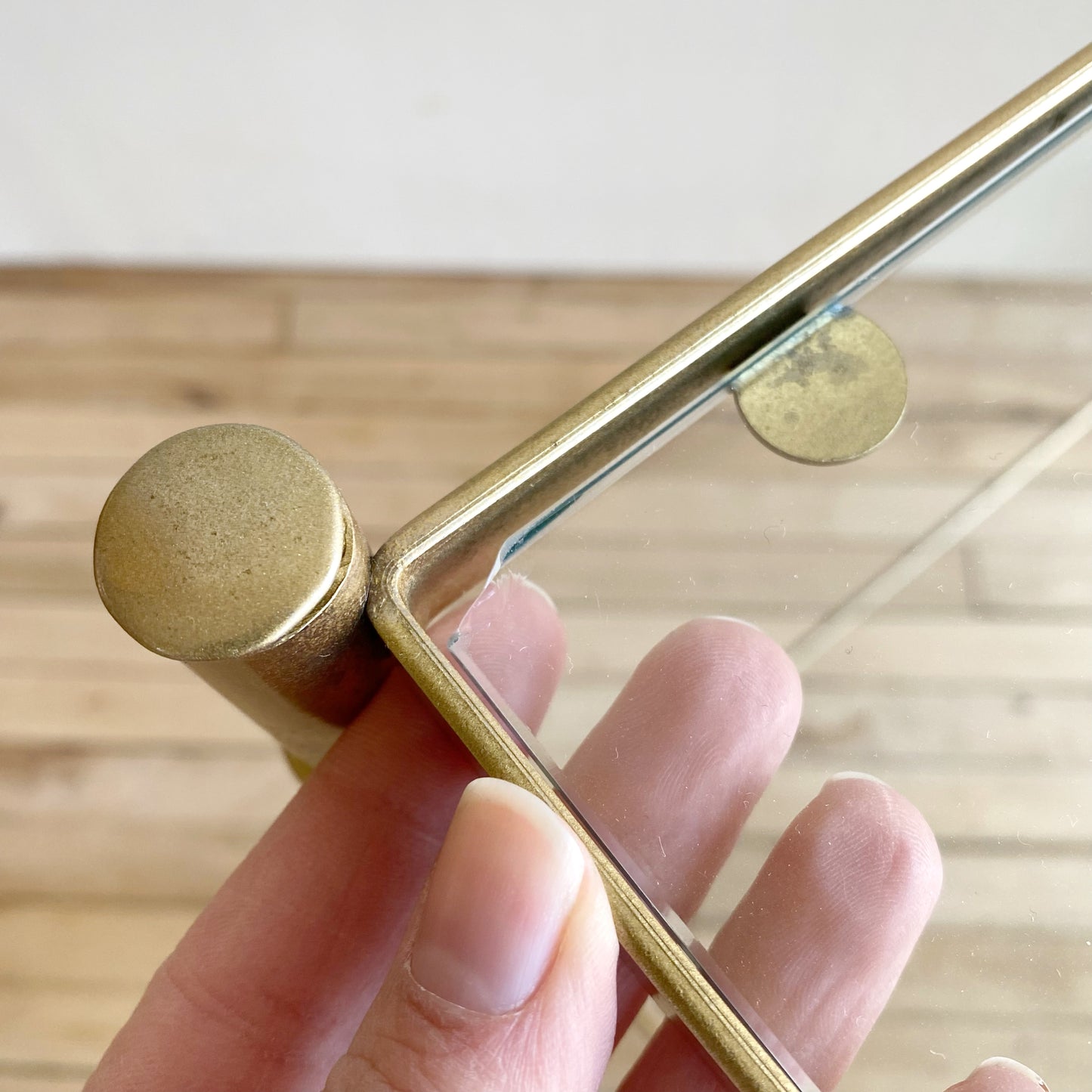 Set of Vintage Gold Nesting Tables