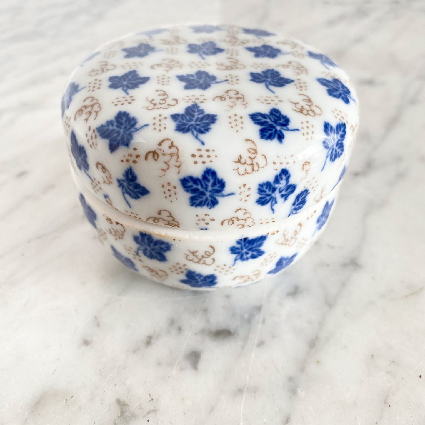 Vintage Porcelain Container, Japan