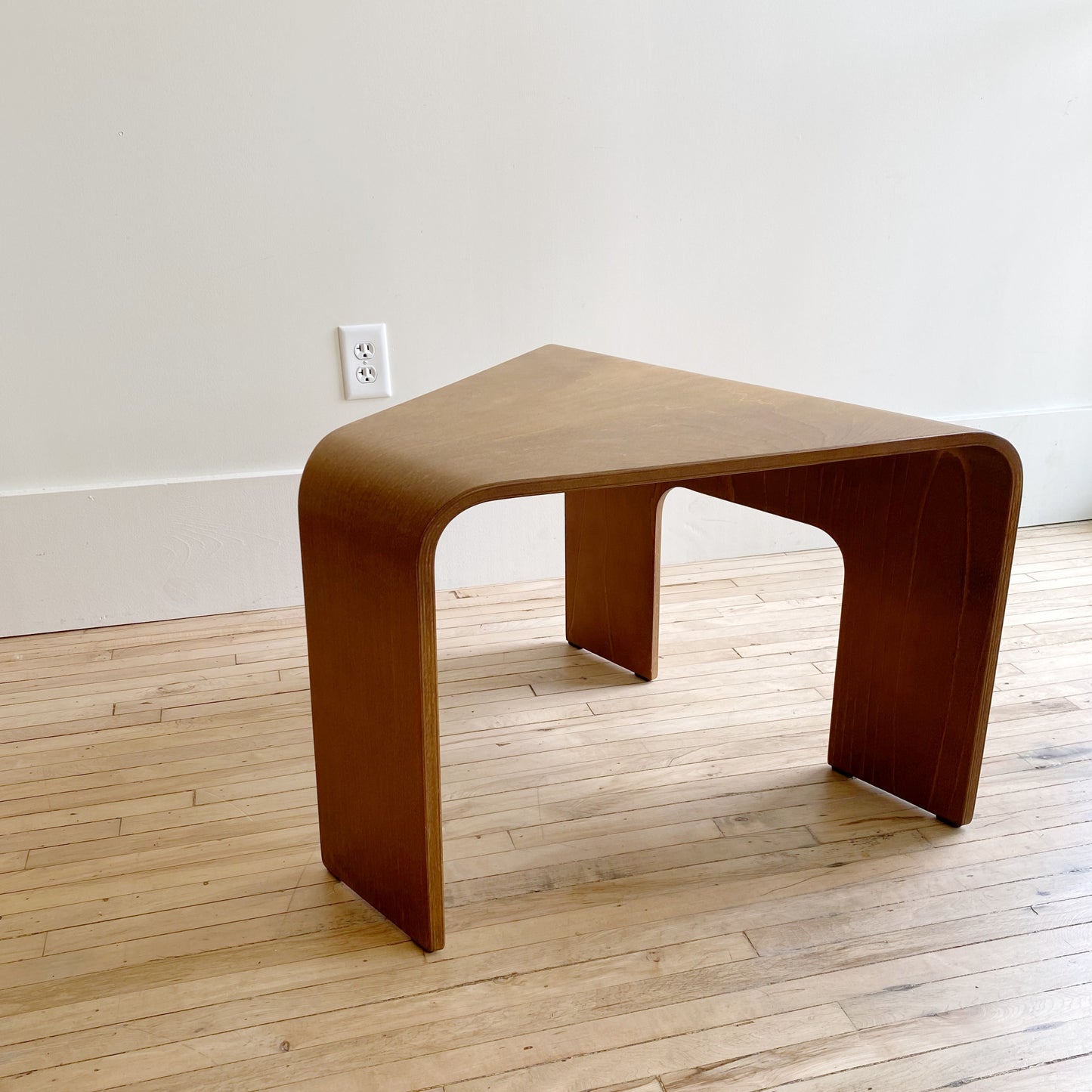 Ekornes Postmodern Triangular Bentwood Table