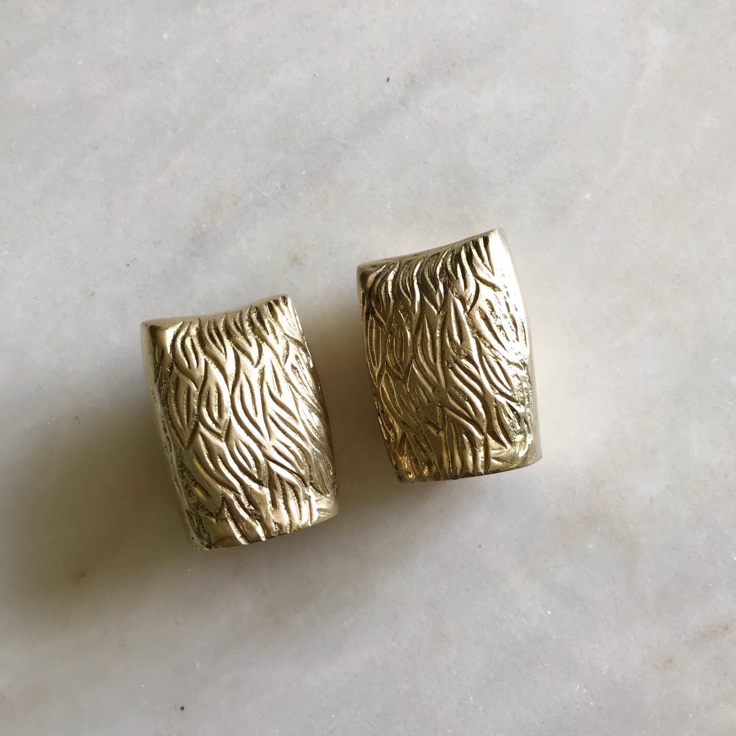 Vintage Brass Owl Twins