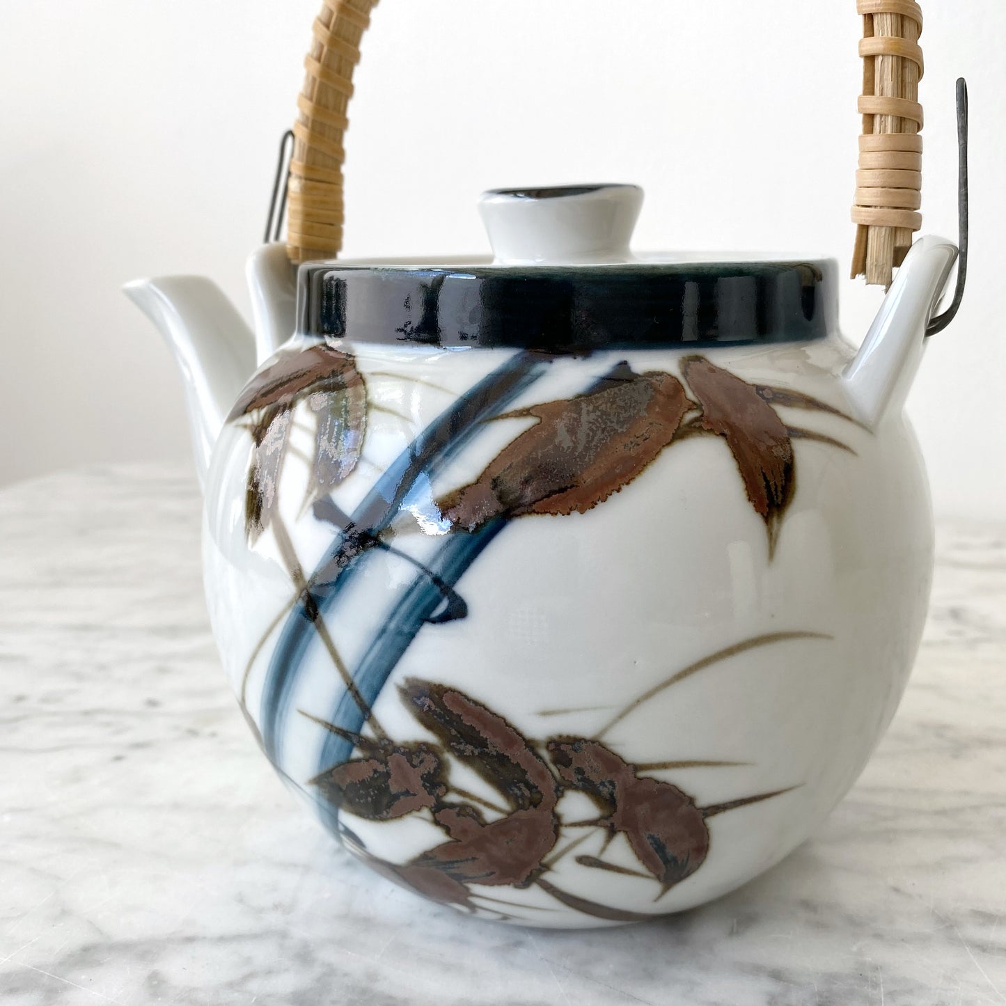 Vintage Hand-painted Porcelain Teapot