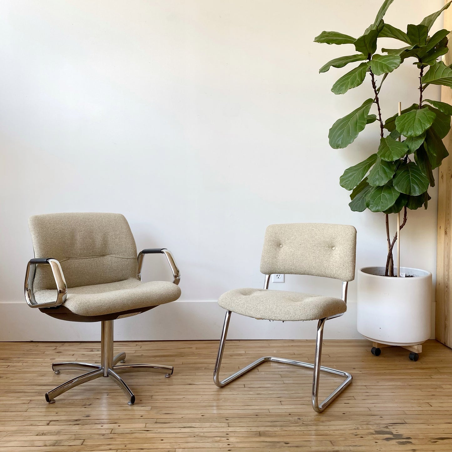 Vintage Cantilever Desk Chair by Steelcase
