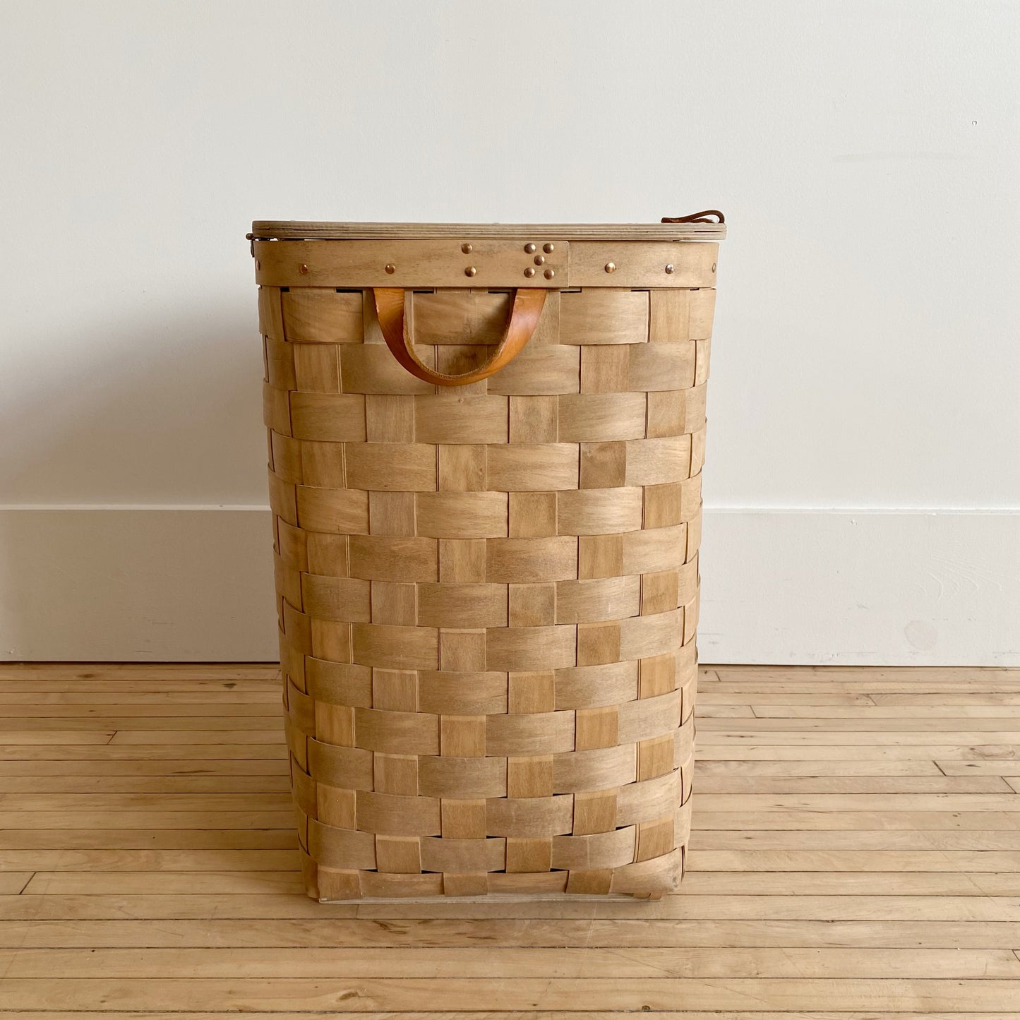 XXL Handcrafted Basket / Hamper with Lid