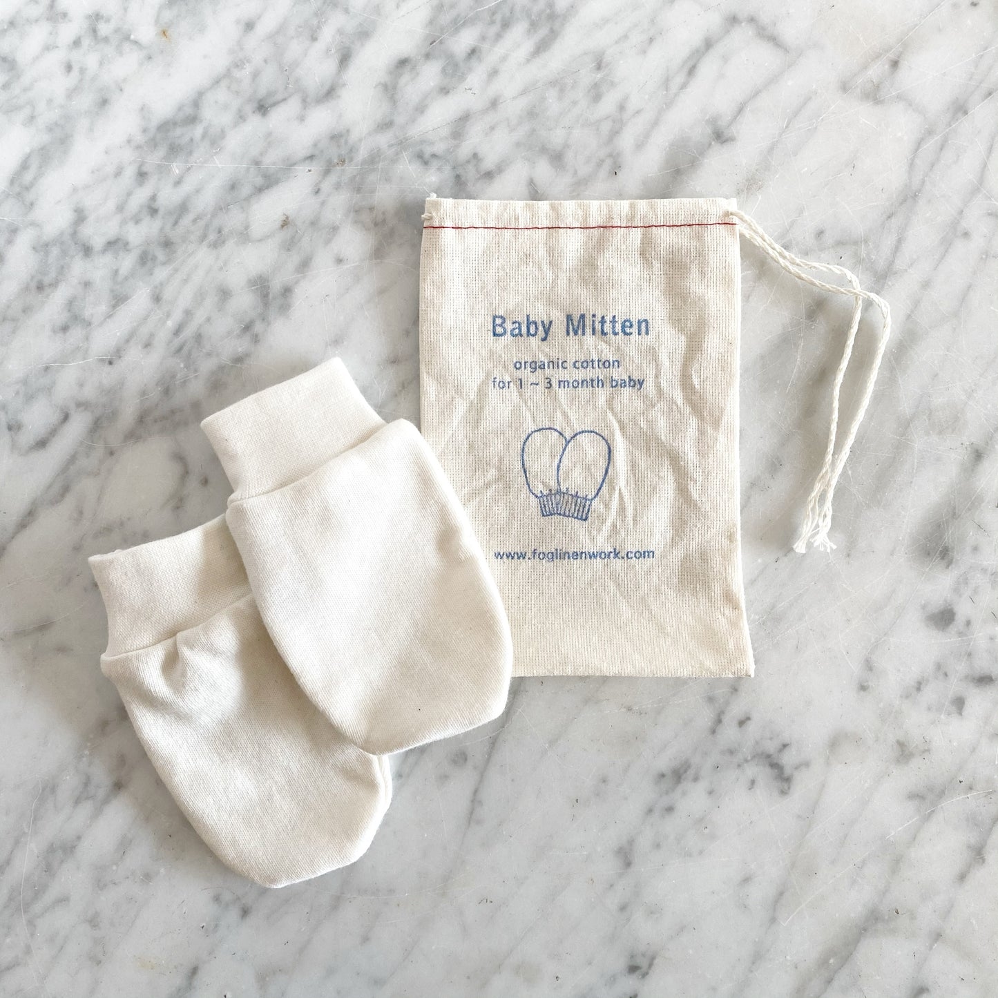 Organic Cotton Baby Mittens