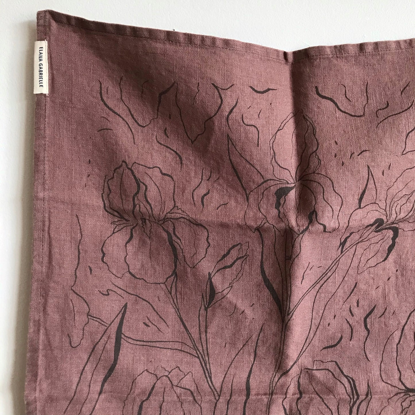 Iris Linen Tea Towel