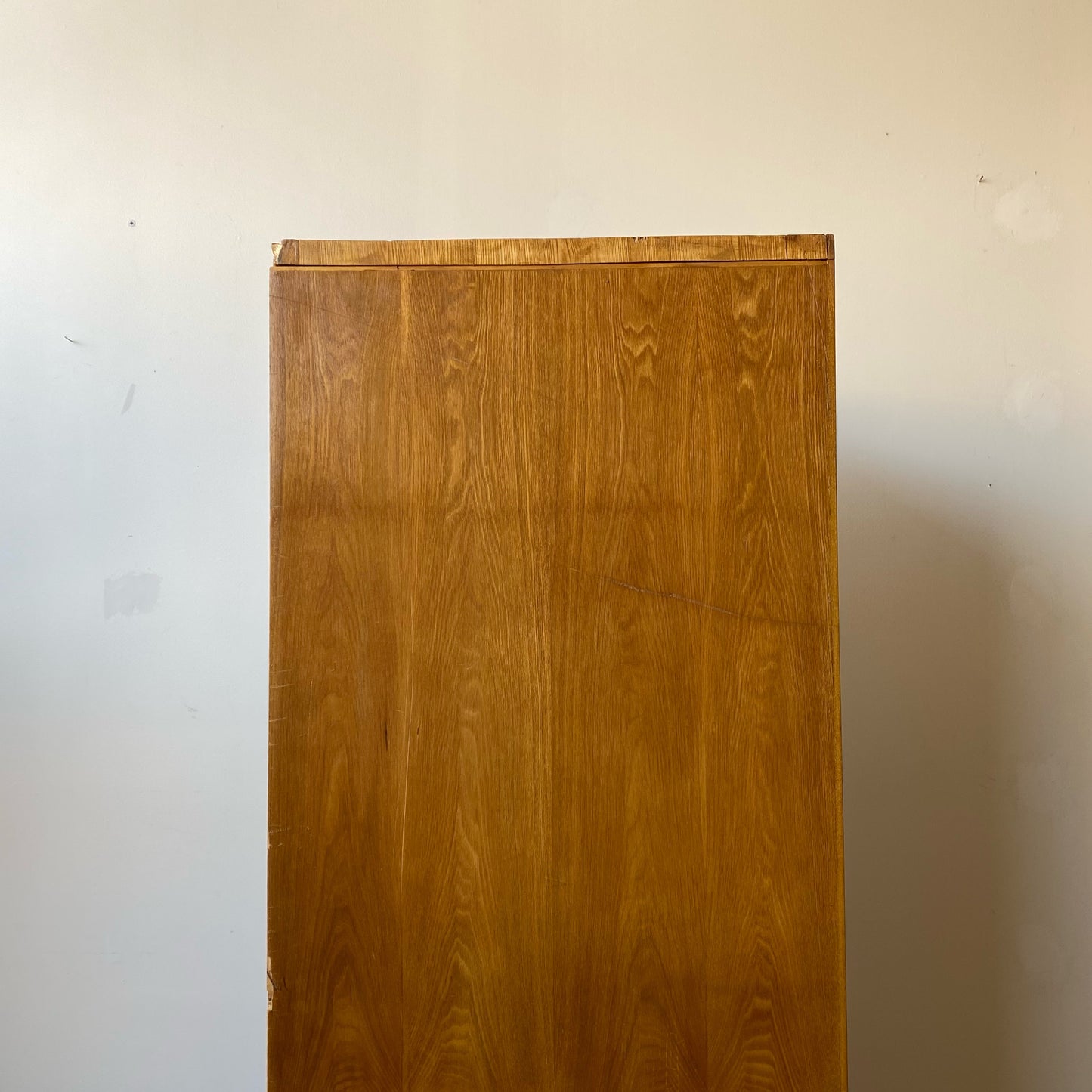 Vintage Wooden Wardrobe Cupboard