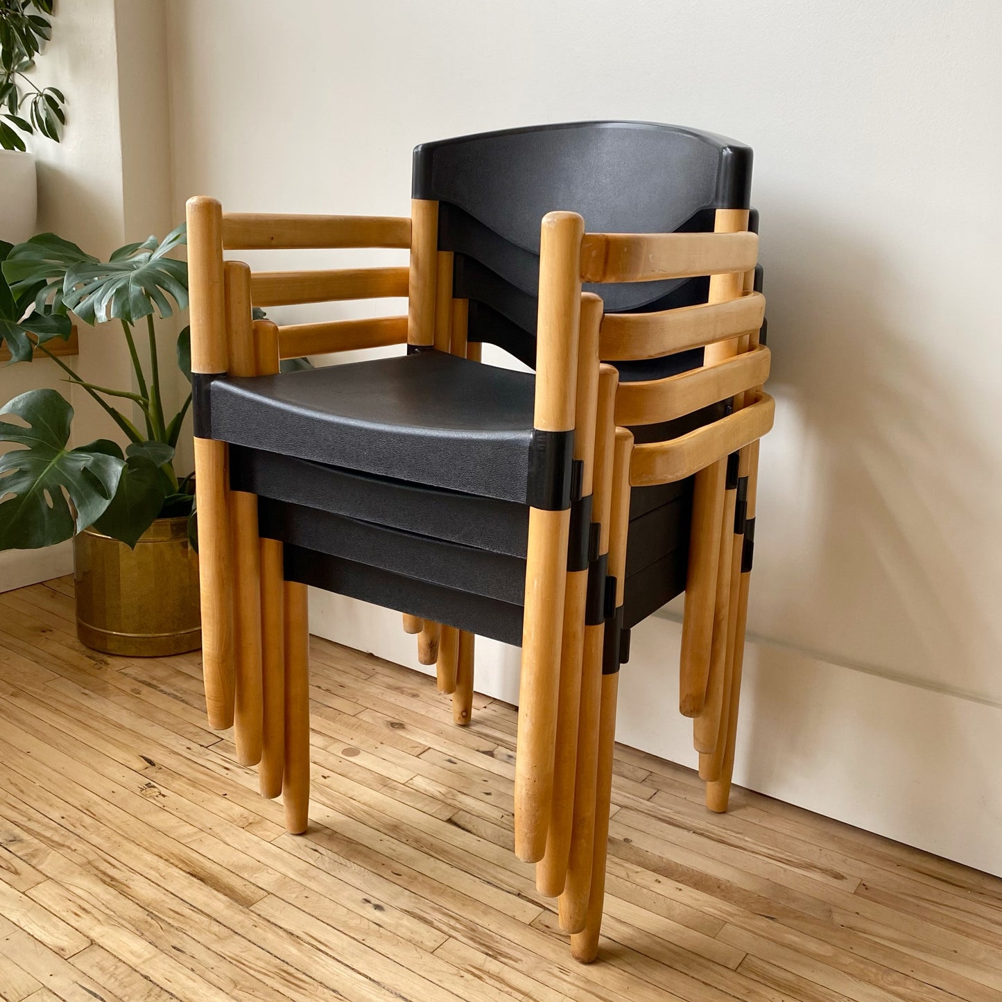 Set of 4 Vintage “Strax” Chairs by Hartmut Lohmeyer for Casala