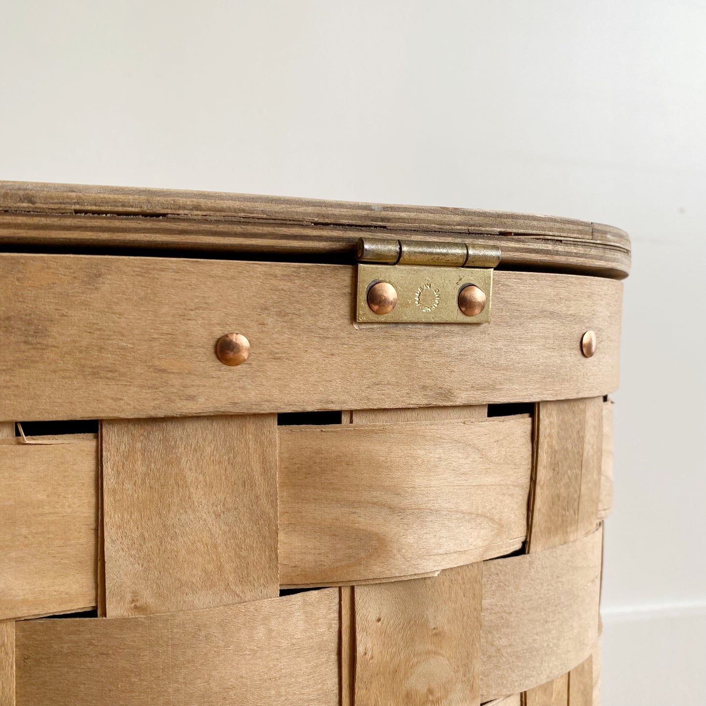 XXL Handcrafted Basket / Hamper with Lid