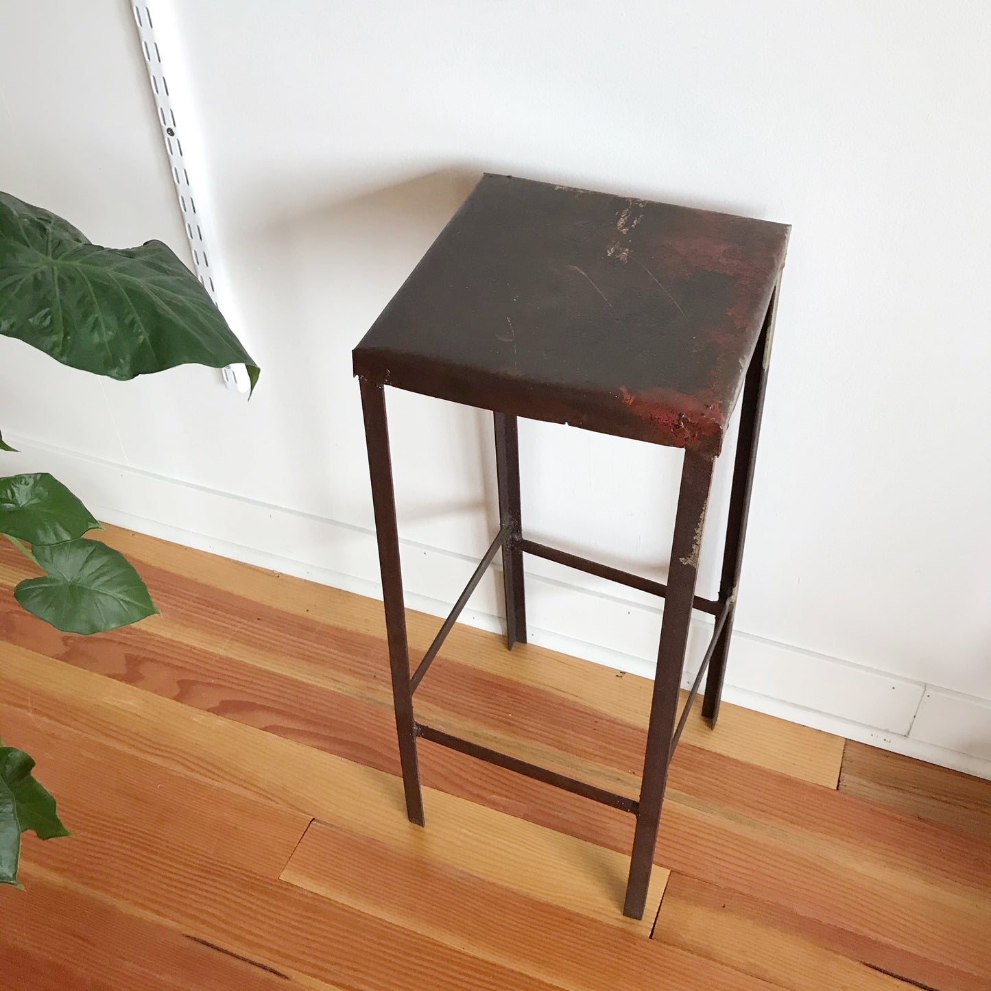 Vintage Minimal Industrial Plant Stand