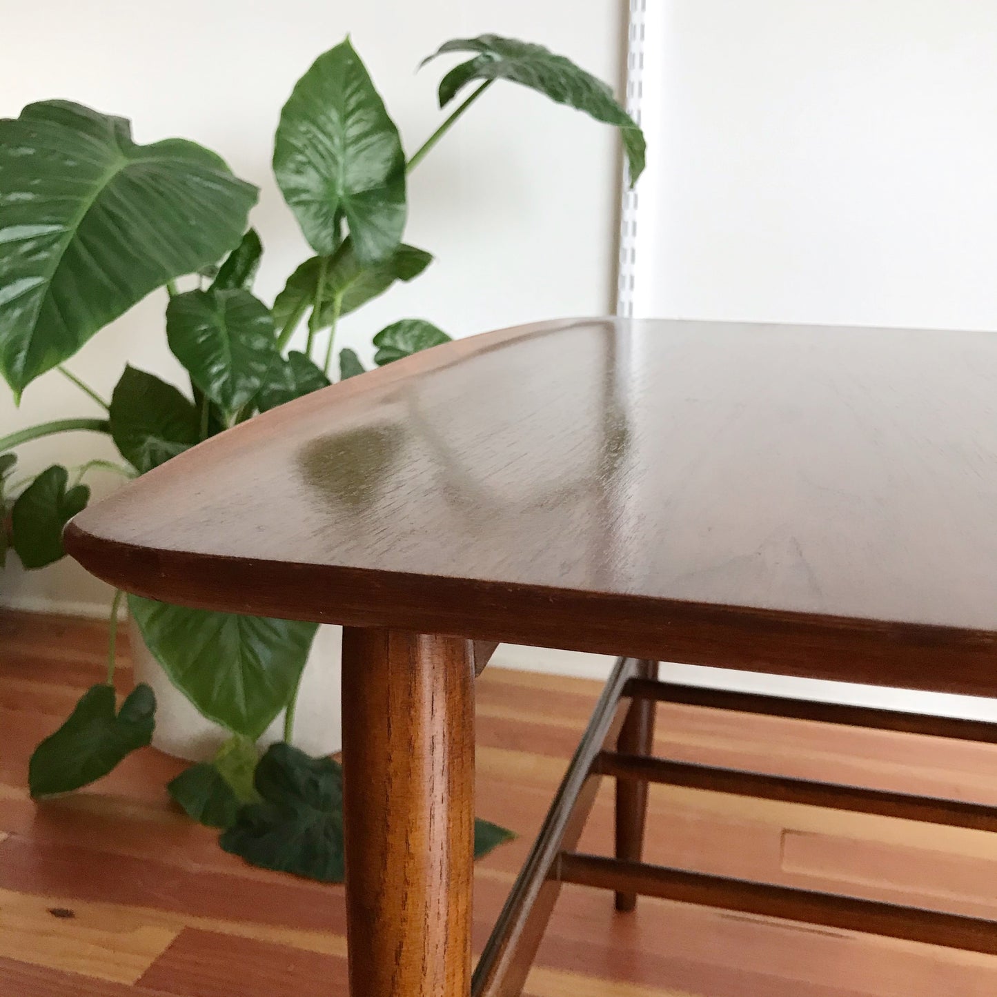 PAIR of Vintage Walnut End Tables, Leo Jiranek for Bassett