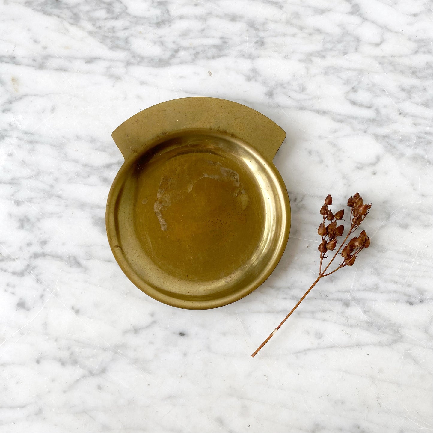 Classic Vintage Brass Change Dish