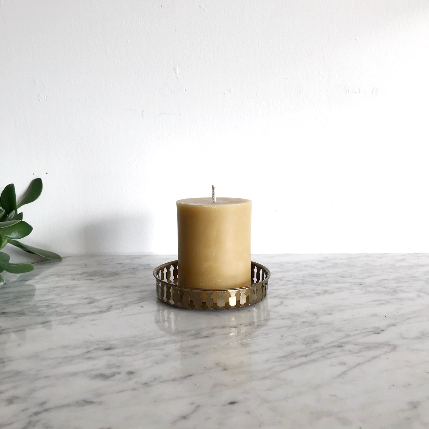 Small Decorative Vintage Brass Tray