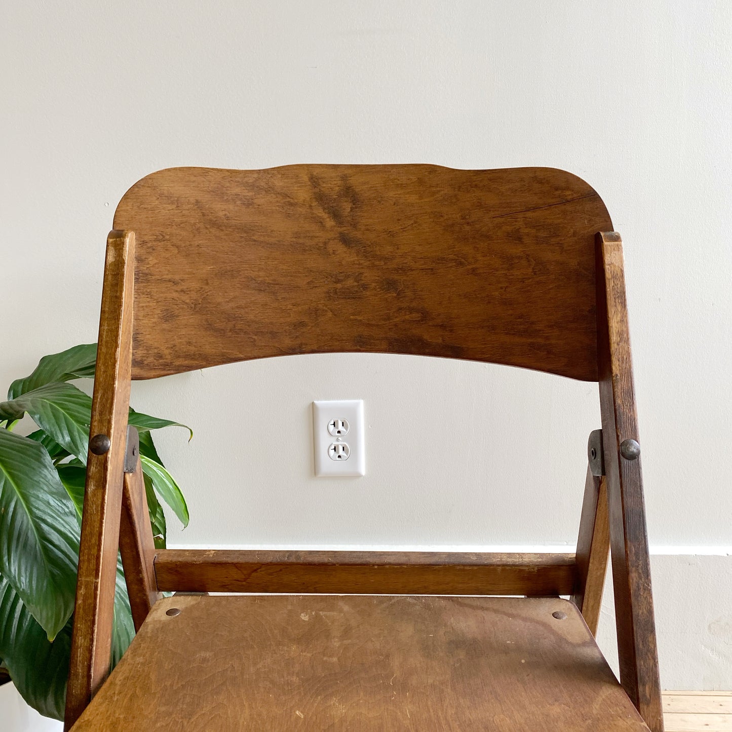 Vintage Wooden Folding Chair