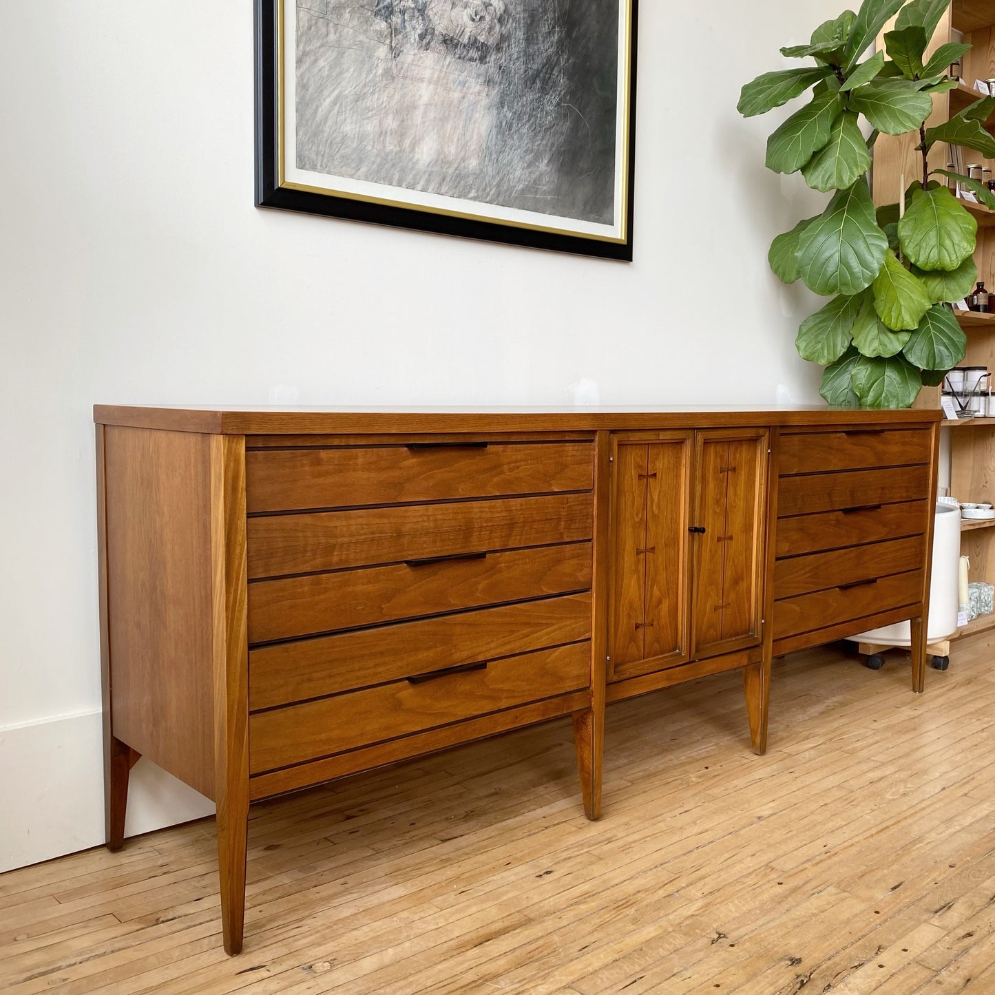 Vintage Lane “Tuxedo” Lowboy Credenza