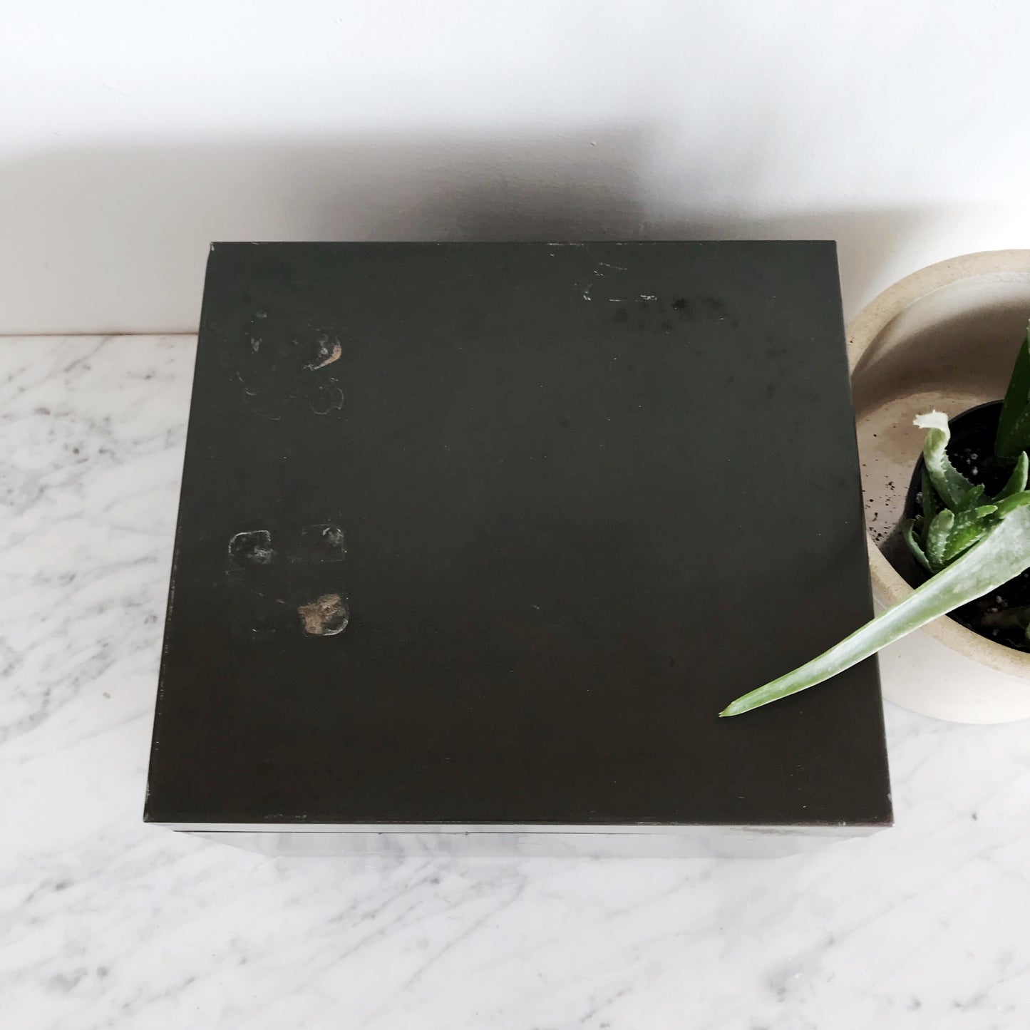 Large Vintage Metal Storage Box