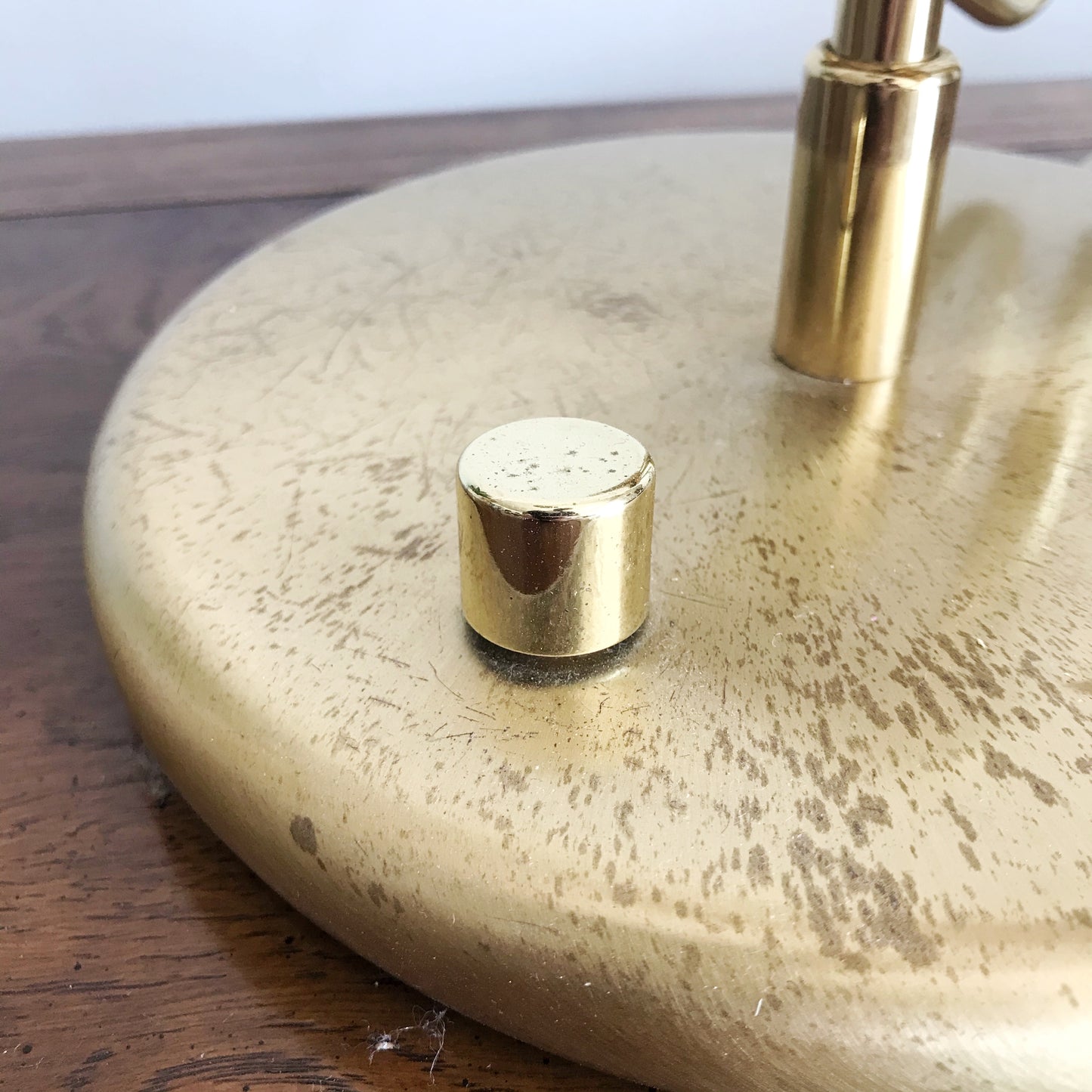 70's Vintage Gold Desk Lamp