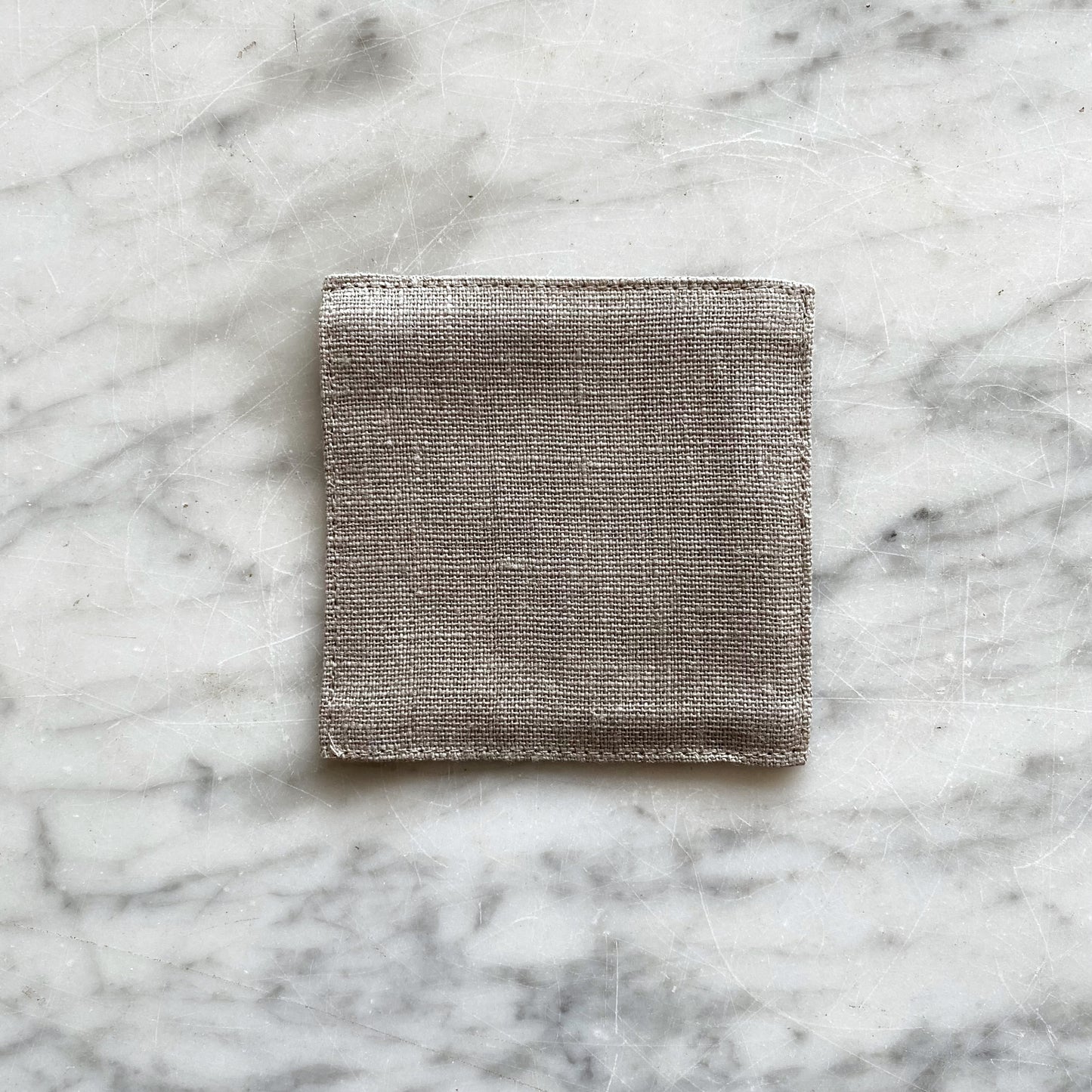 Linen Coaster Set (6), Choose Style