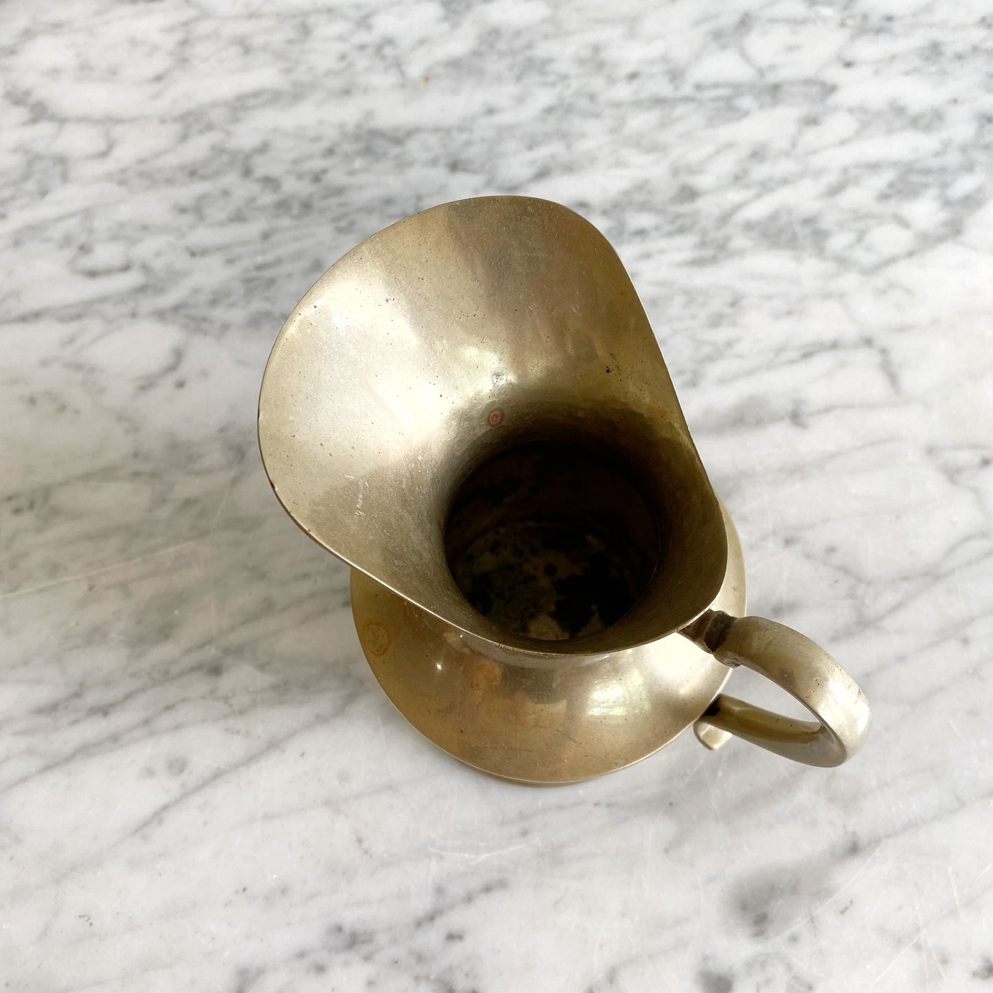 Smaller Vintage Brass Pitcher, Mexico
