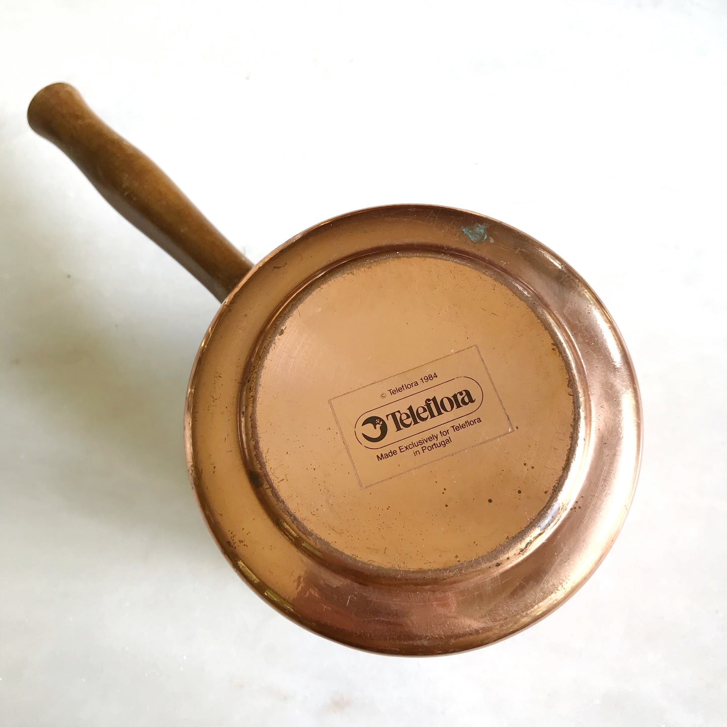 Vintage Copper Saucepan, Portugal
