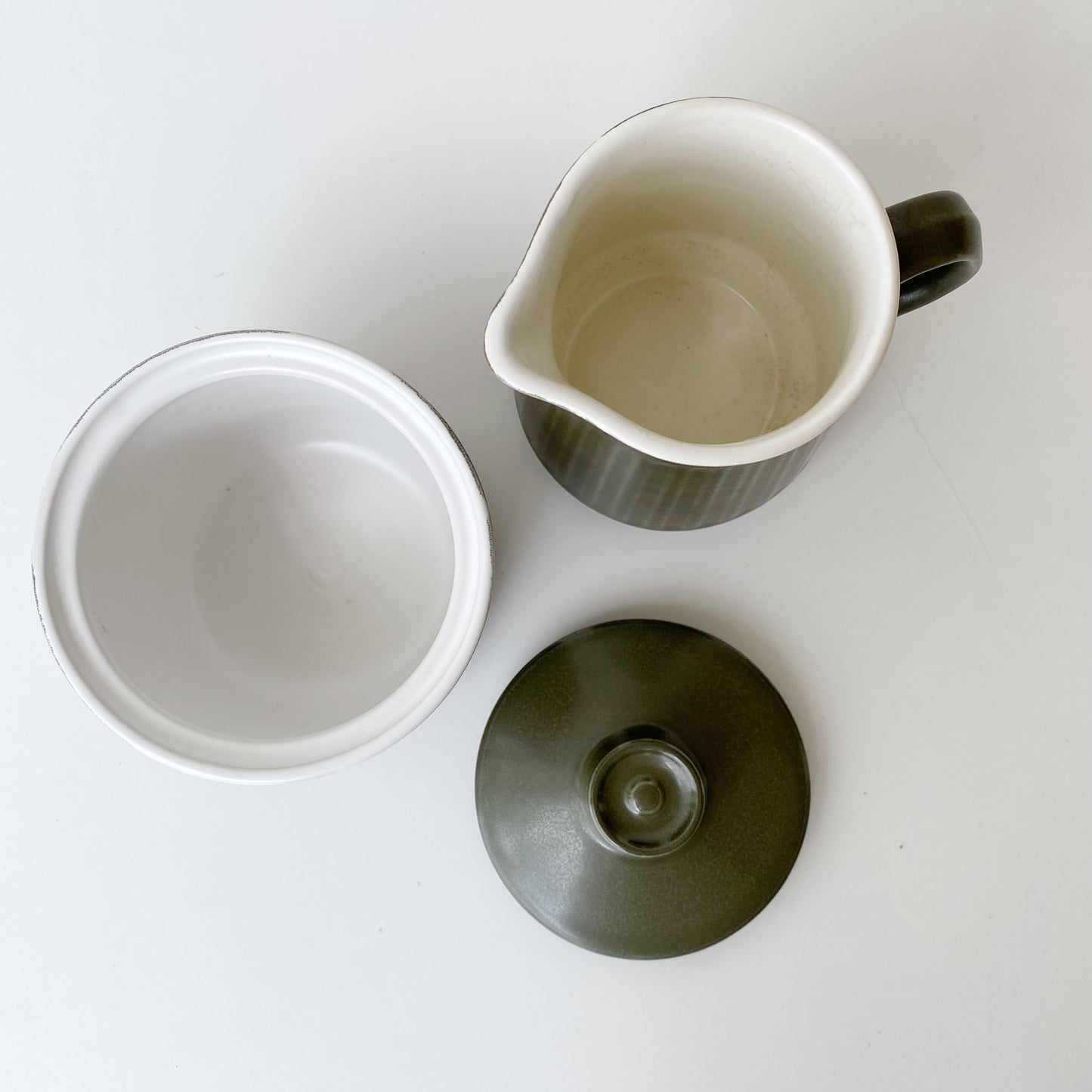 Vintage Ceramic Cream + Sugar Set, Japan