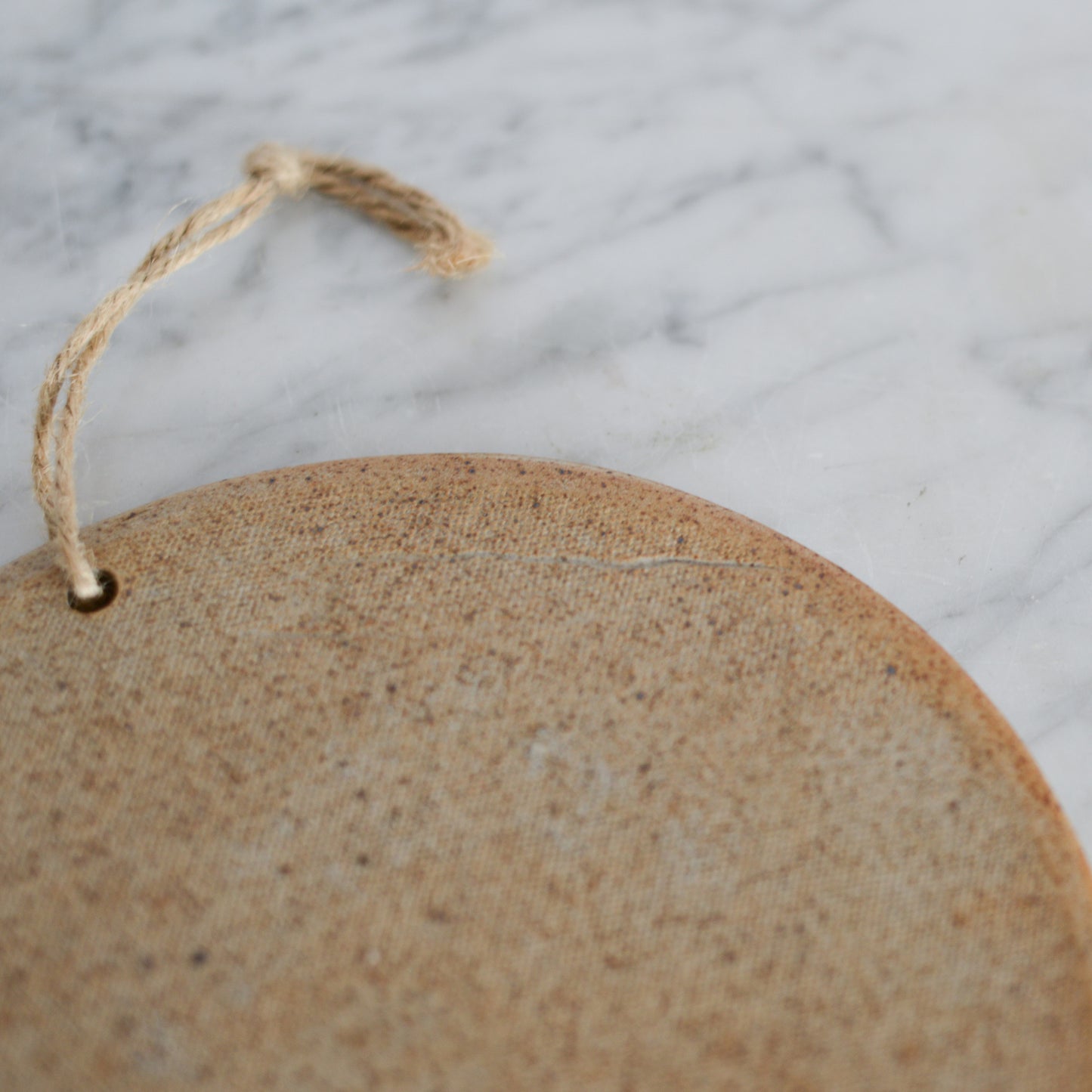 Handcrafted Stoneware Trivet, 7”