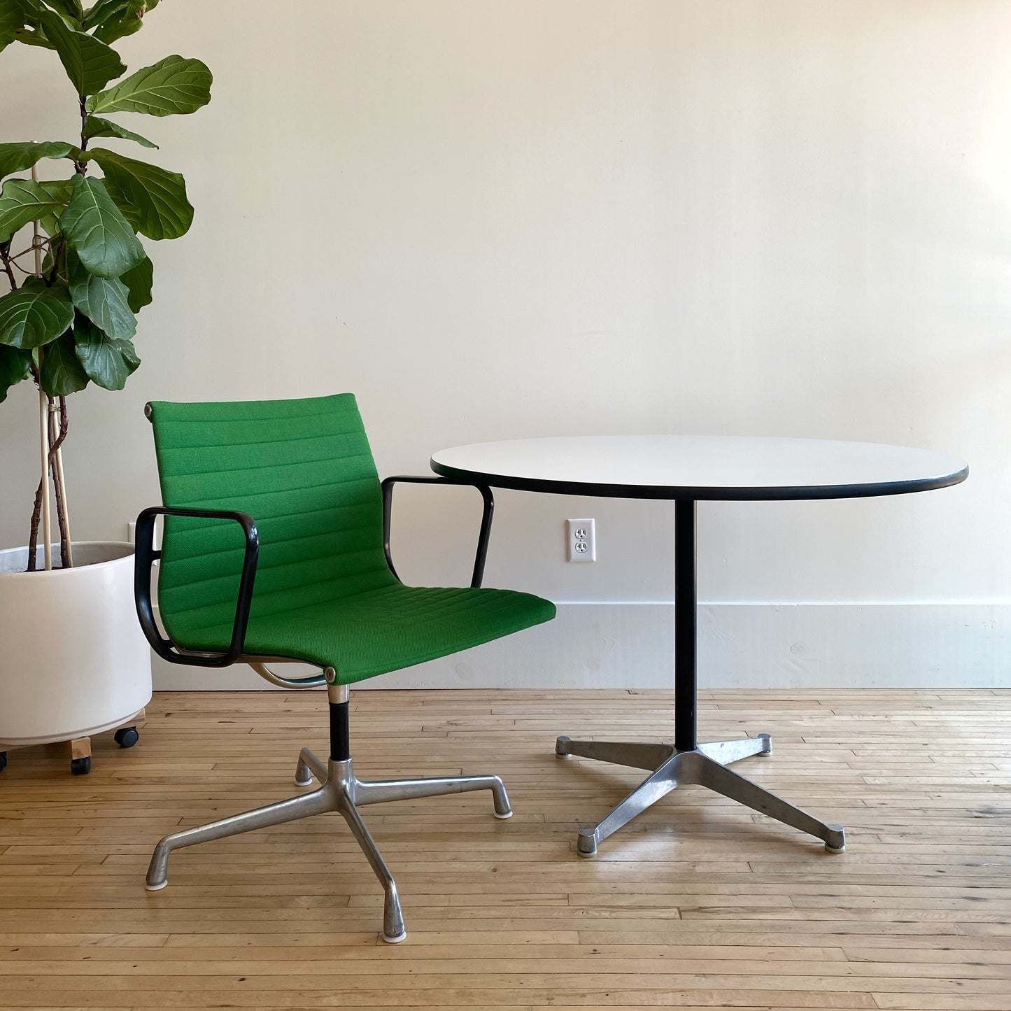 Vintage Eames for Herman Miller Office Chair, Emerald Green