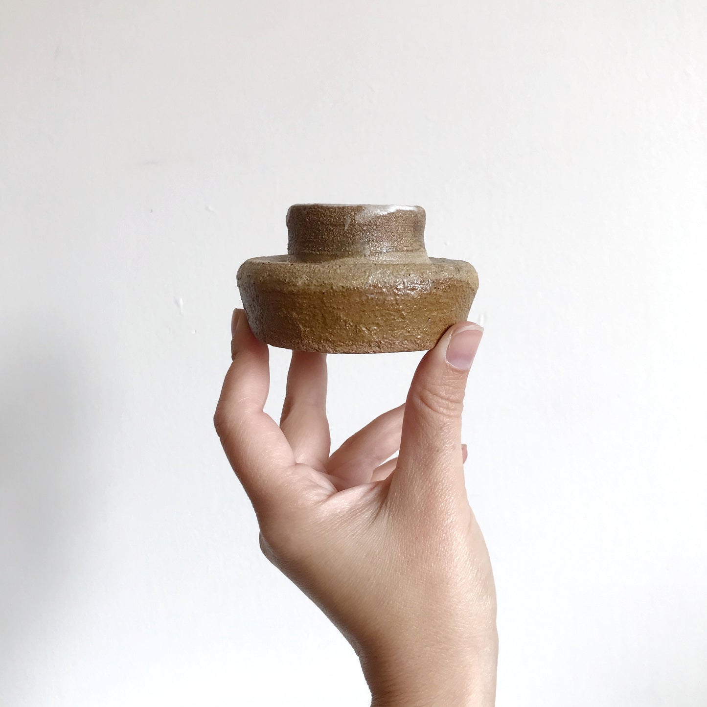 Short Vintage Studio Pottery Vase