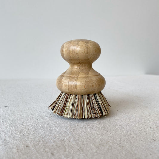 Large Natural Pot Scrub Brush