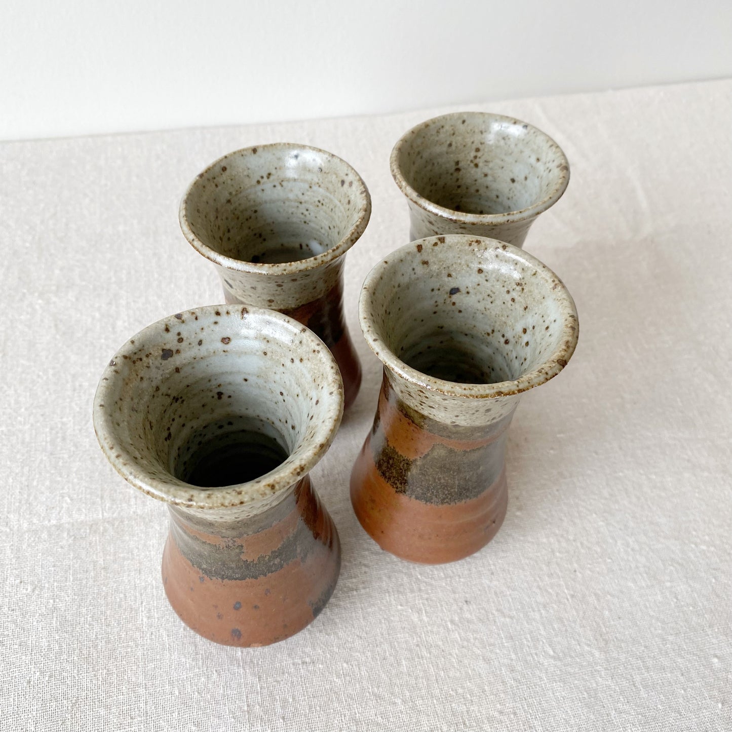 Set of 4 Studio Pottery Cups