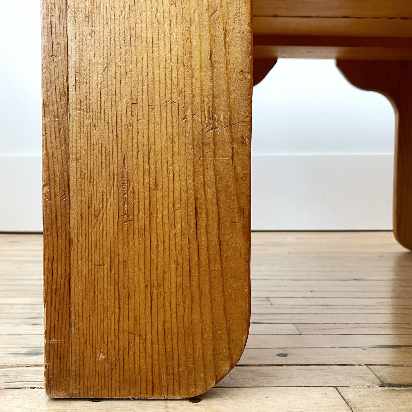 Vintage Handcrafted Folksy Coffee Table
