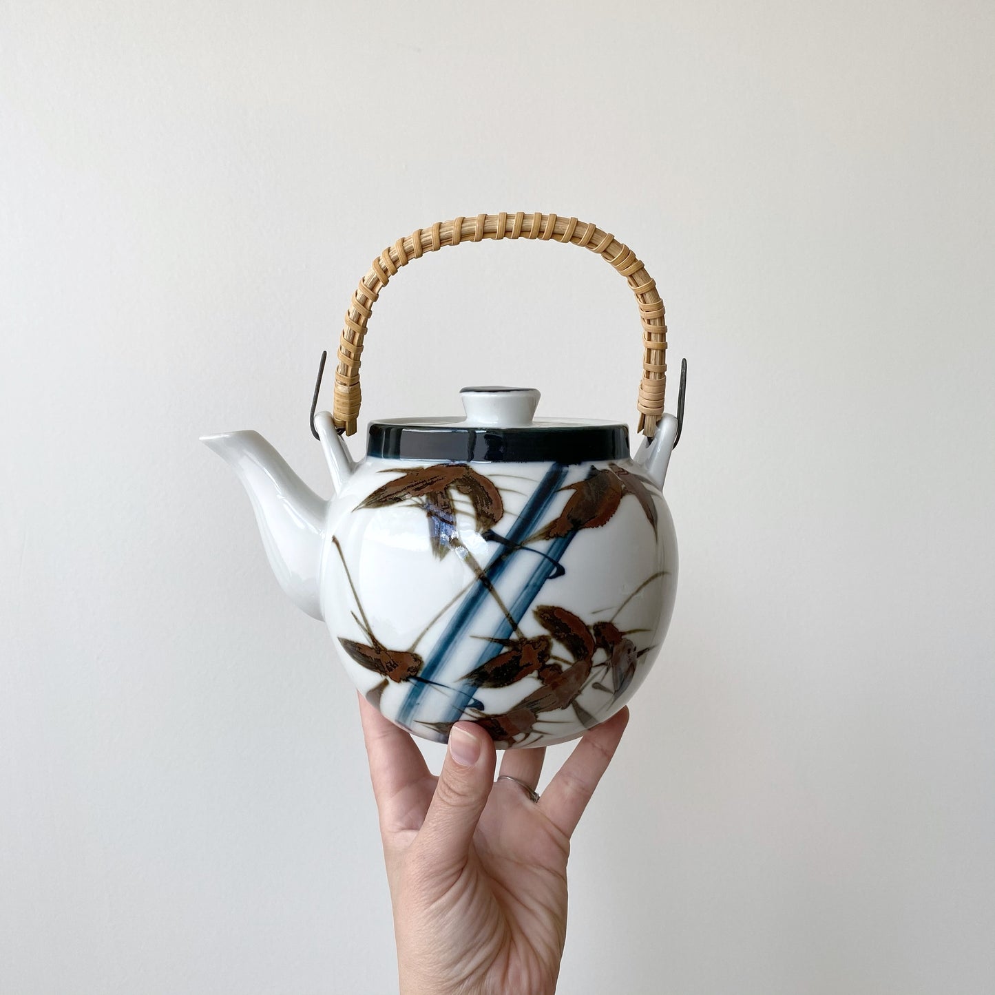 Vintage Hand-painted Porcelain Teapot