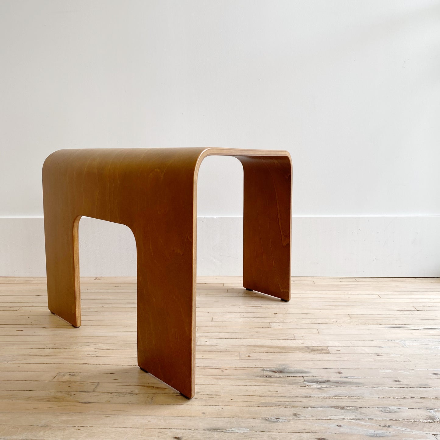 Ekornes Postmodern Triangular Bentwood Table