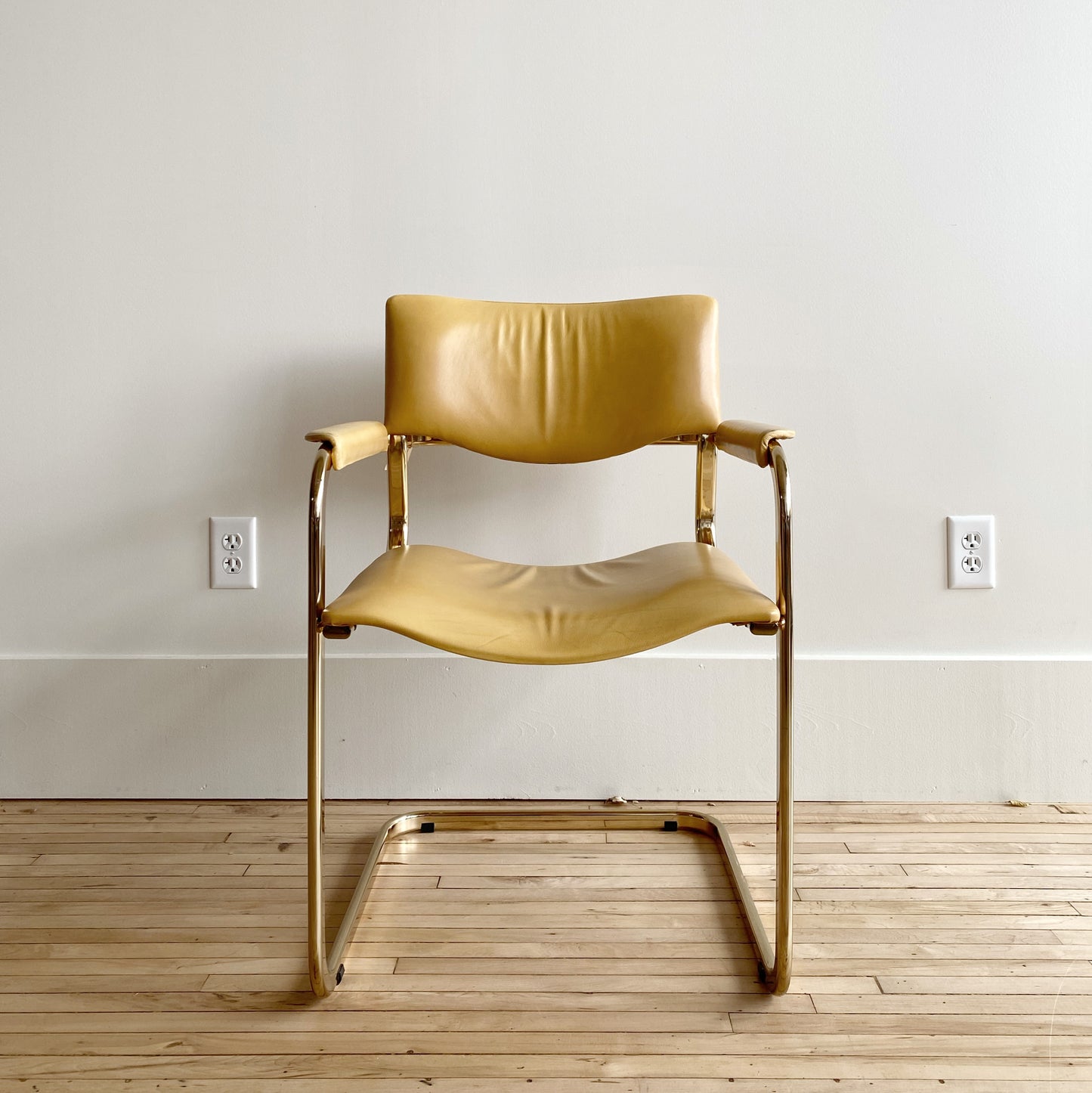 Vintage Italian Leather Chair by Arrben