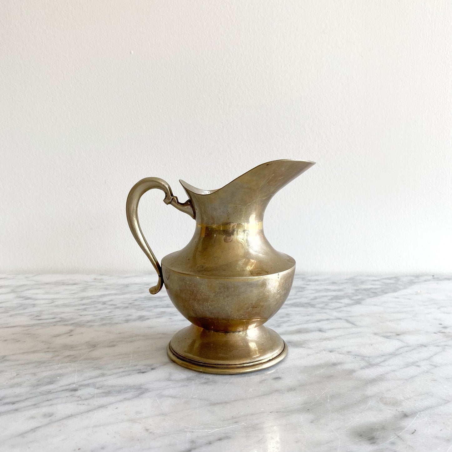 Smaller Vintage Brass Pitcher, Mexico