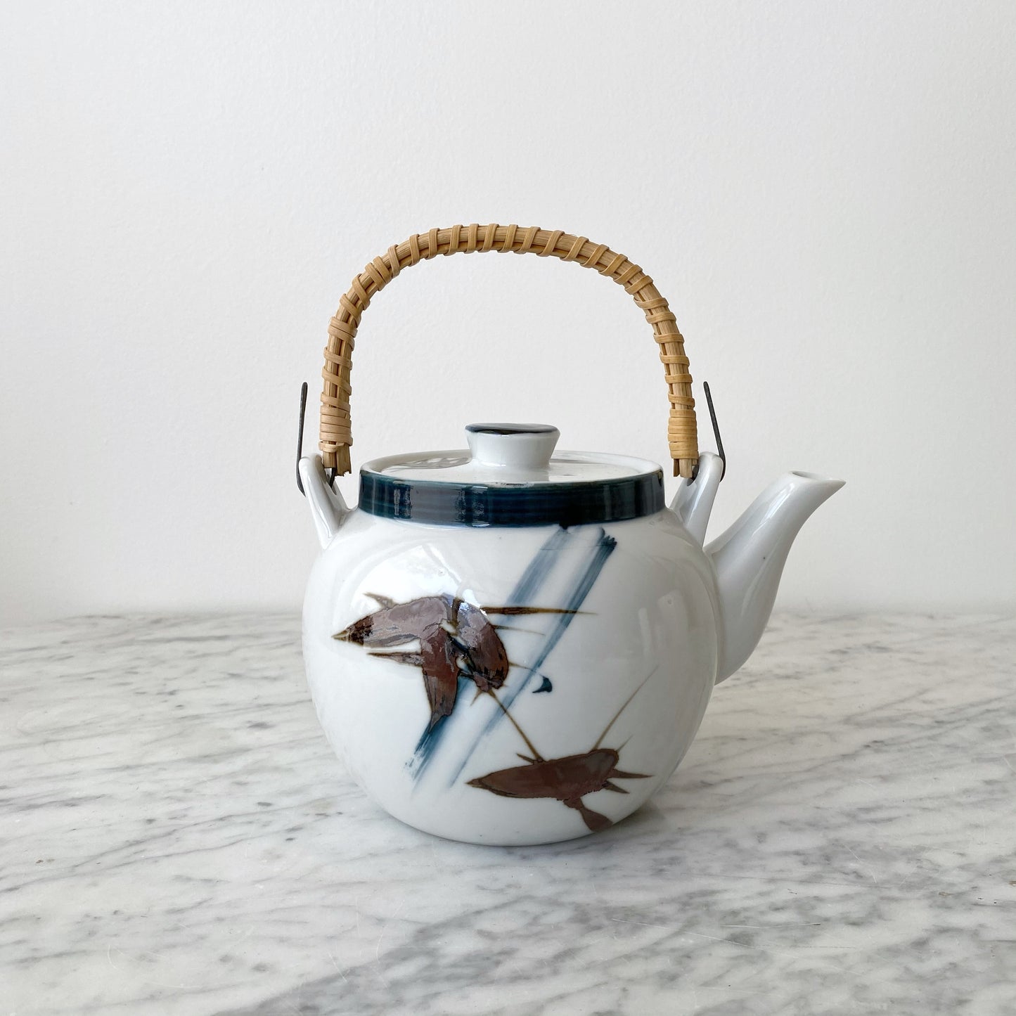 Vintage Hand-painted Porcelain Teapot