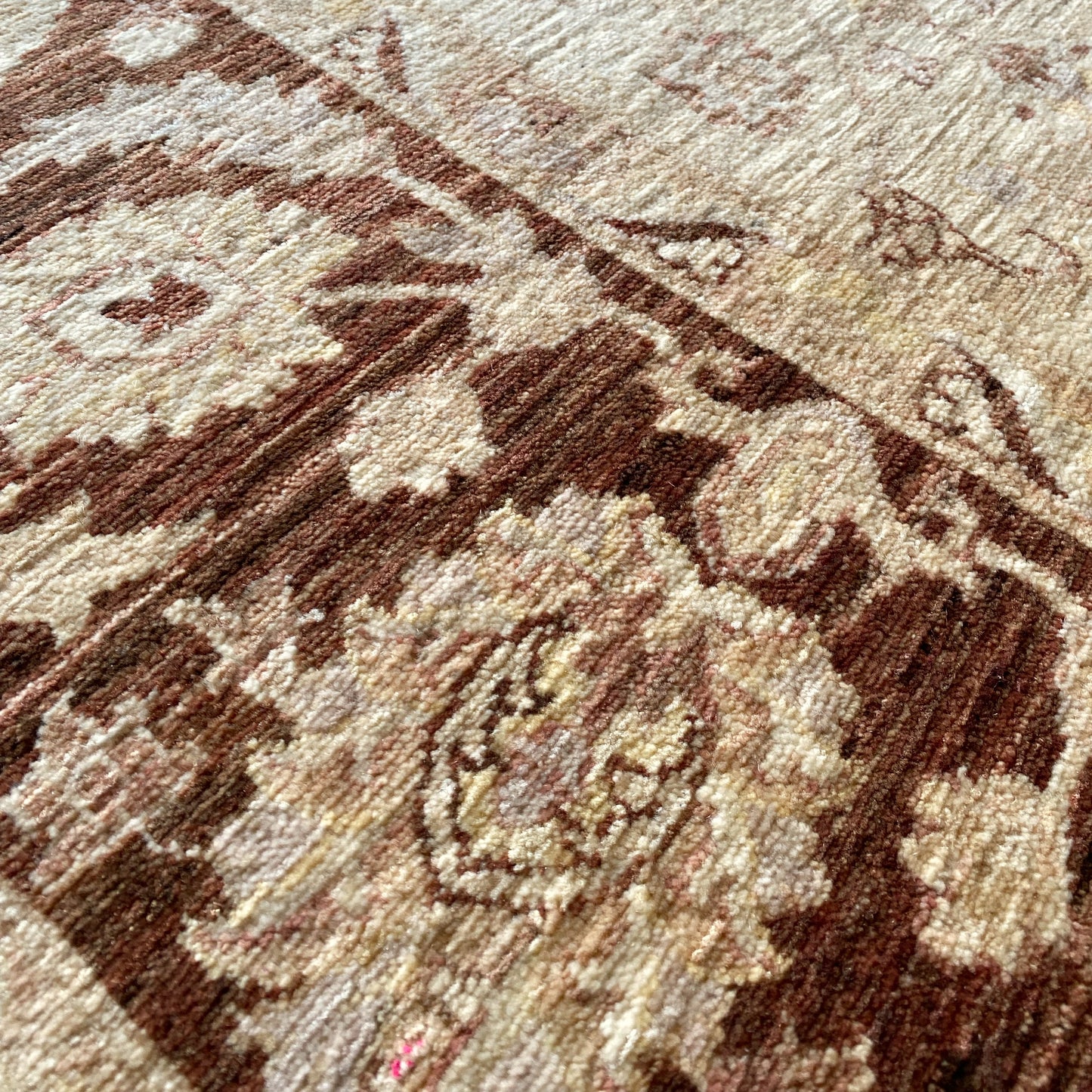 ”EMILY” Hand-knotted Wool Rug, 9 x 12