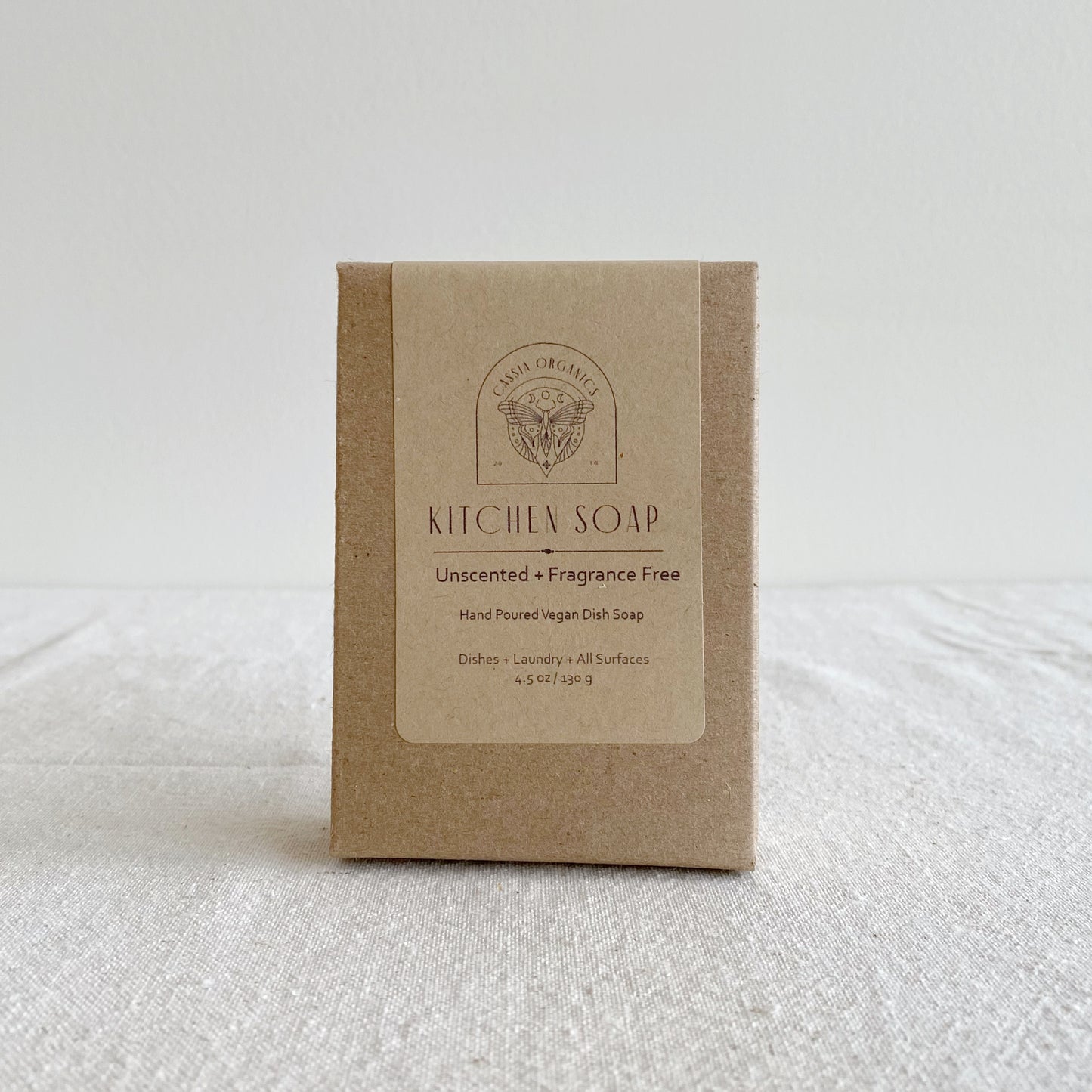 Solid Vegan Dish Soap Bar, Choose Scent