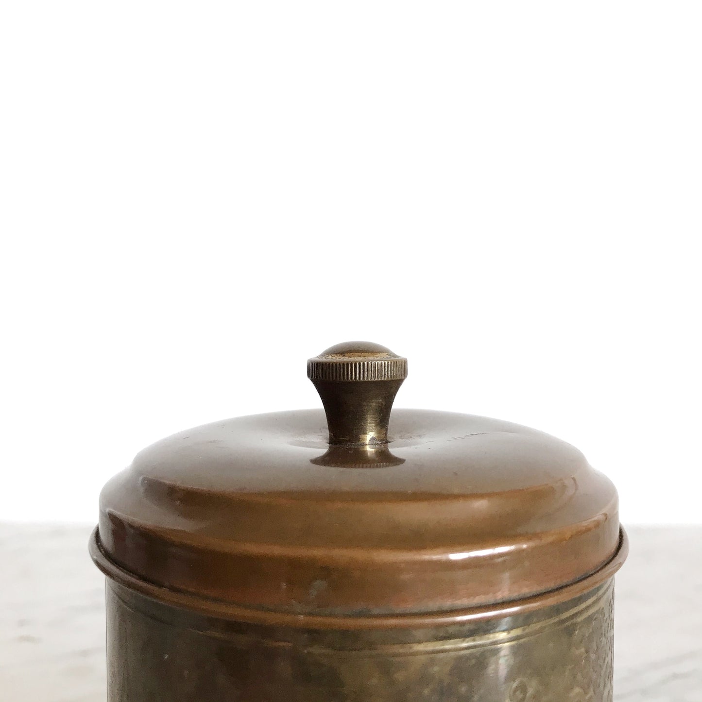 Vintage Copper Tea Canister