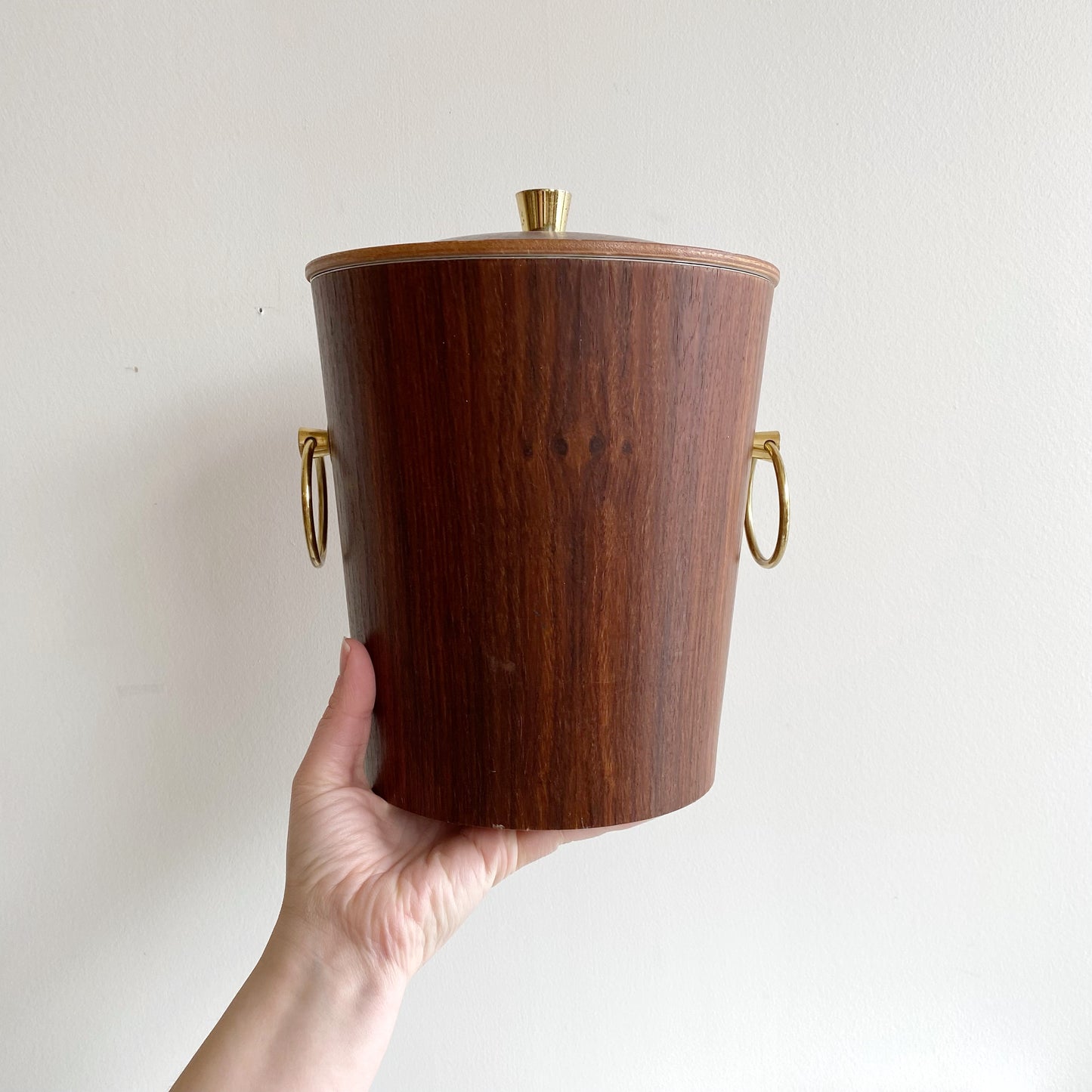 Vintage MCM Rosewood Ice Bucket